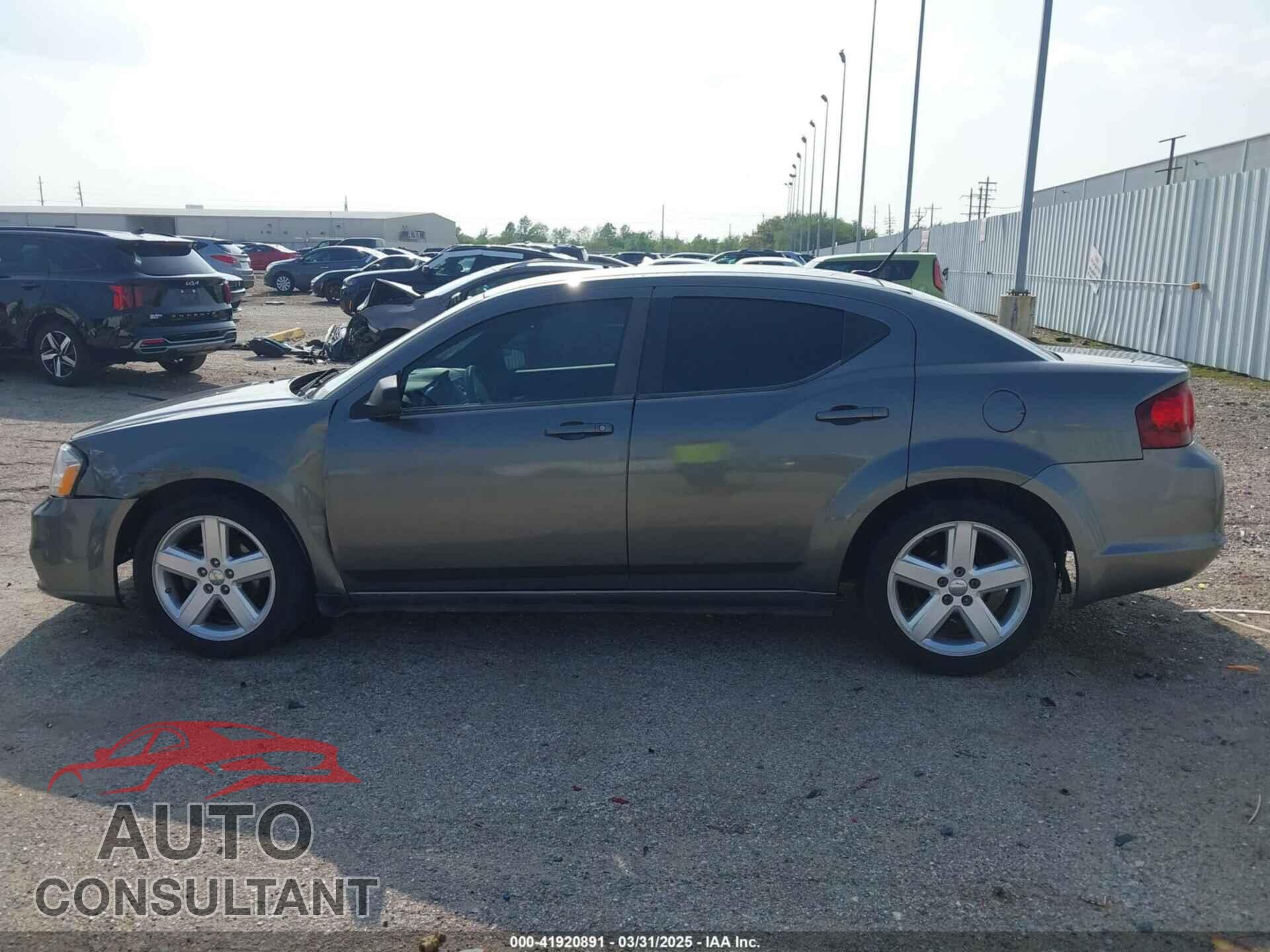 DODGE AVENGER 2013 - 1C3CDZAB4DN624984