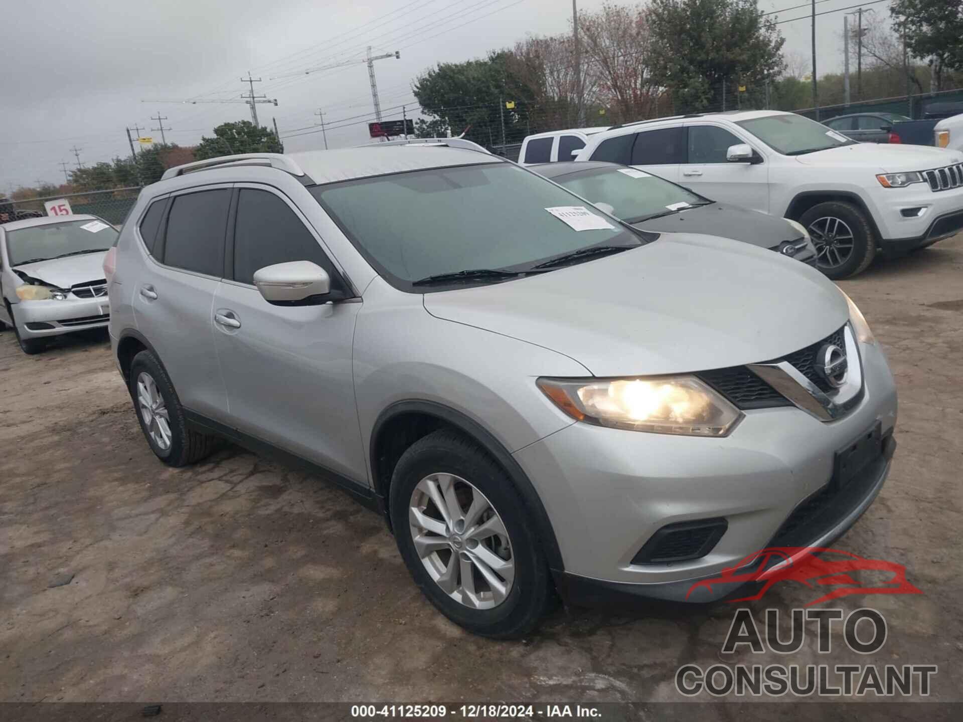 NISSAN ROGUE 2015 - KNMAT2MT2FP554295