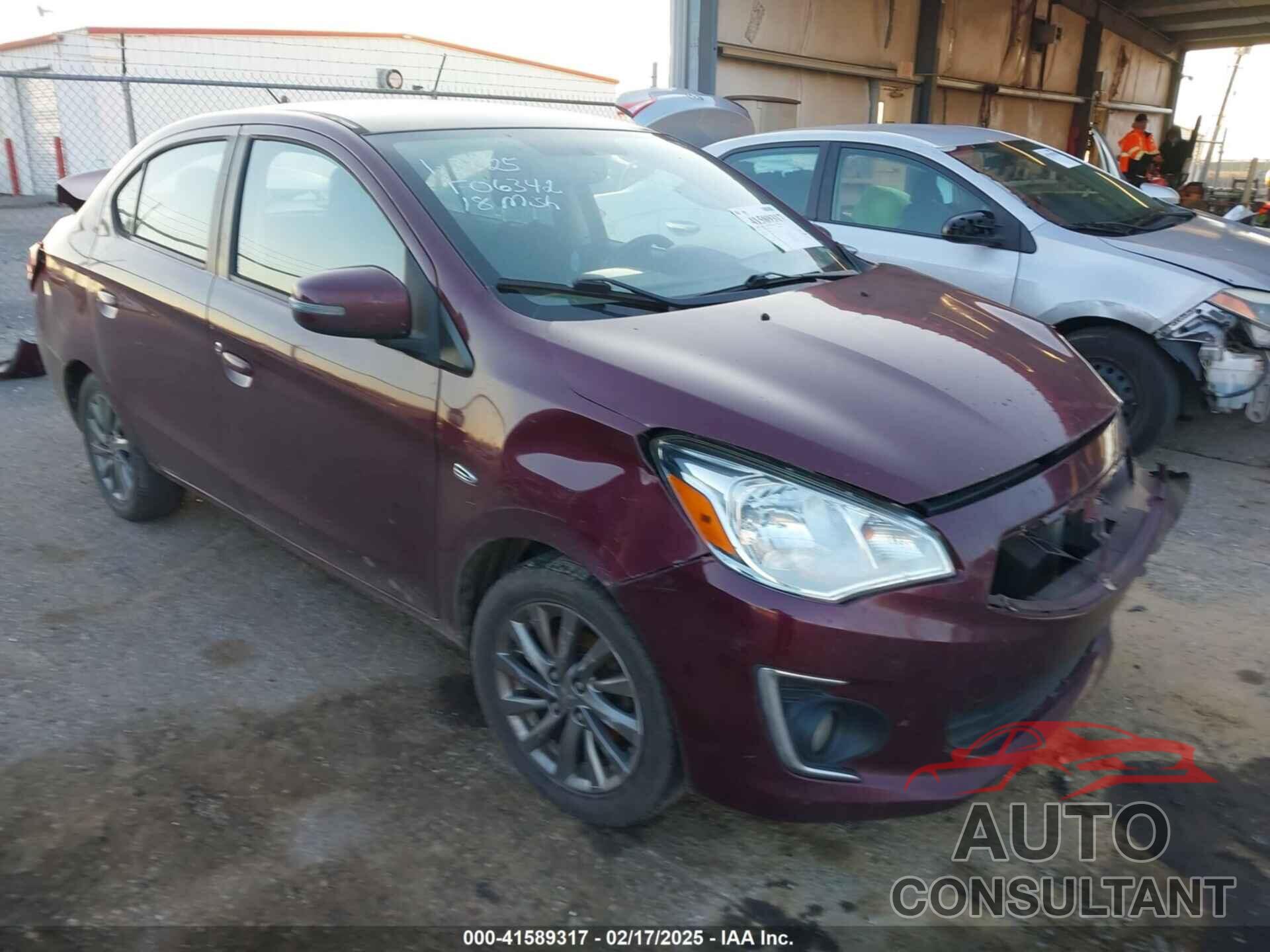 MITSUBISHI MIRAGE G4 2018 - ML32F4FJ4JHF06342