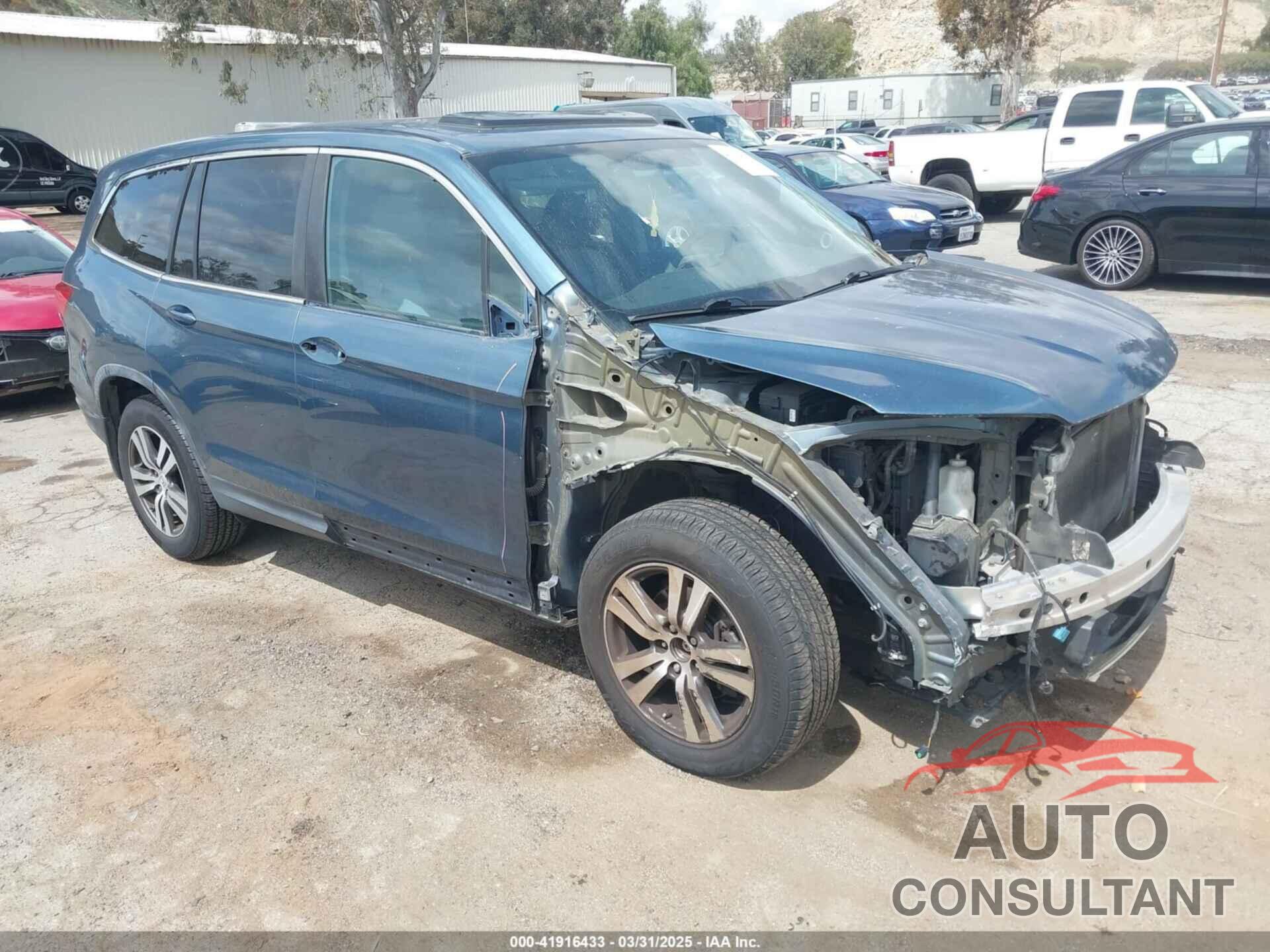 HONDA PILOT 2016 - 5FNYF5H53GB028711