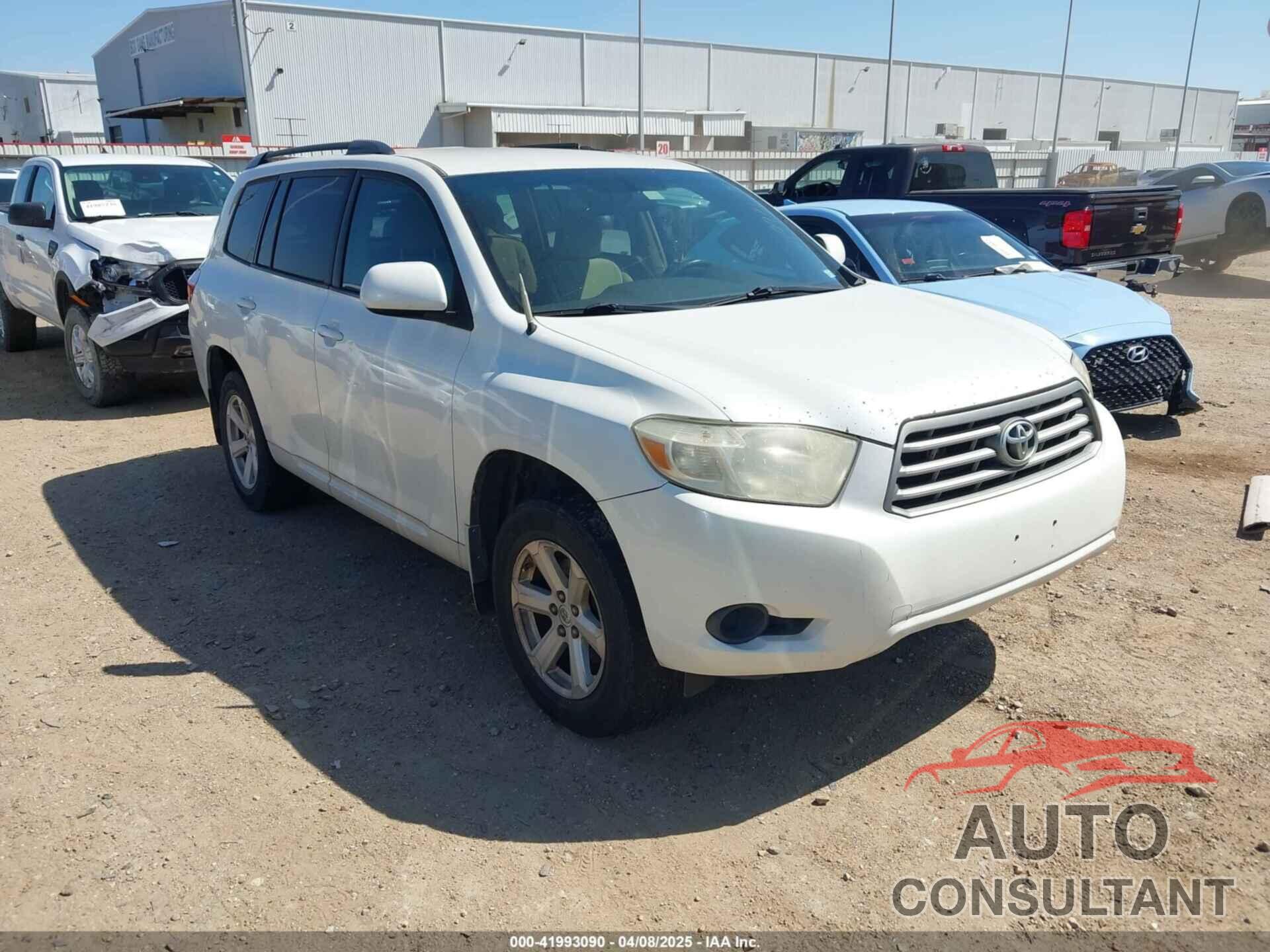 TOYOTA HIGHLANDER 2010 - 5TDZK3EH8AS022666