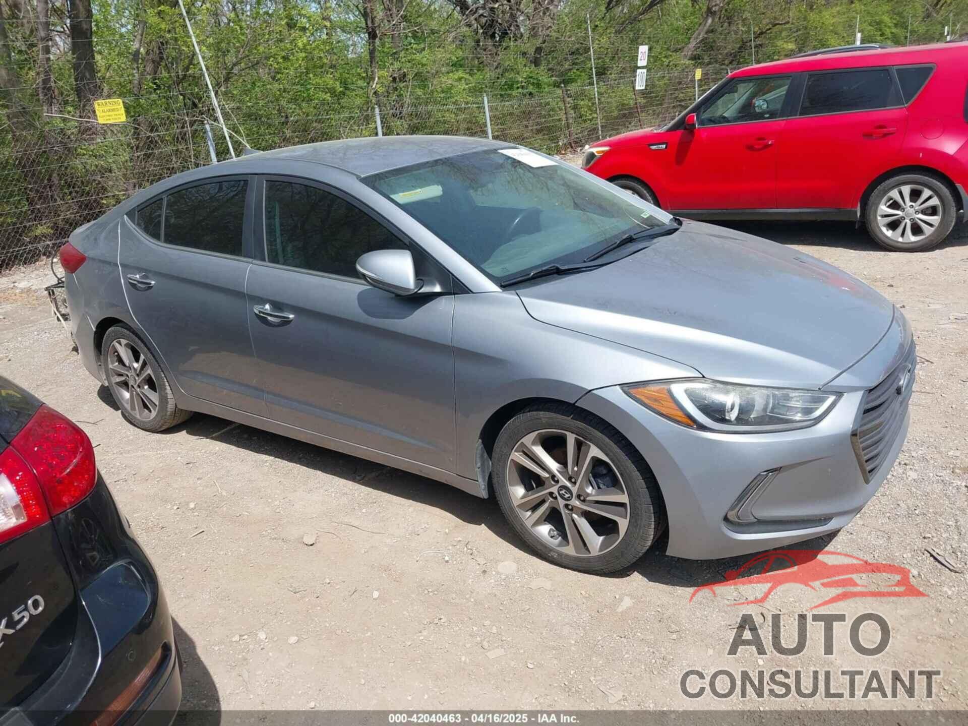 HYUNDAI ELANTRA 2017 - 5NPD84LF6HH114746