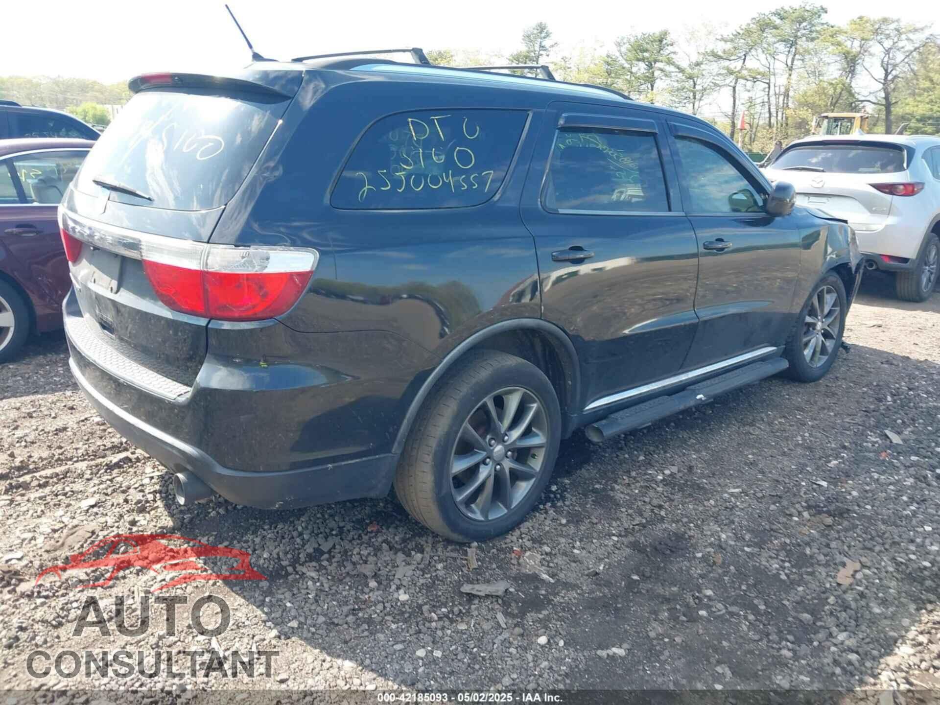 DODGE DURANGO 2012 - 1C4RDJAG9CC114031