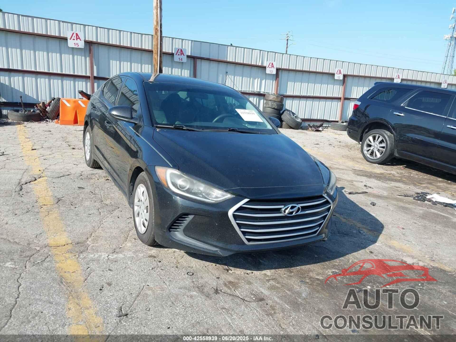 HYUNDAI ELANTRA 2017 - 5NPD74LF4HH115350
