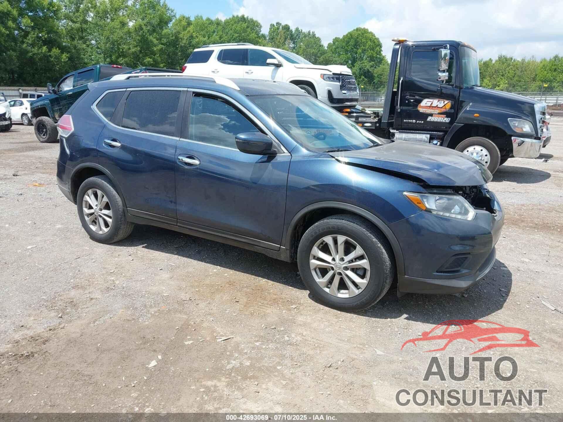 NISSAN ROGUE 2016 - KNMAT2MT2GP718775
