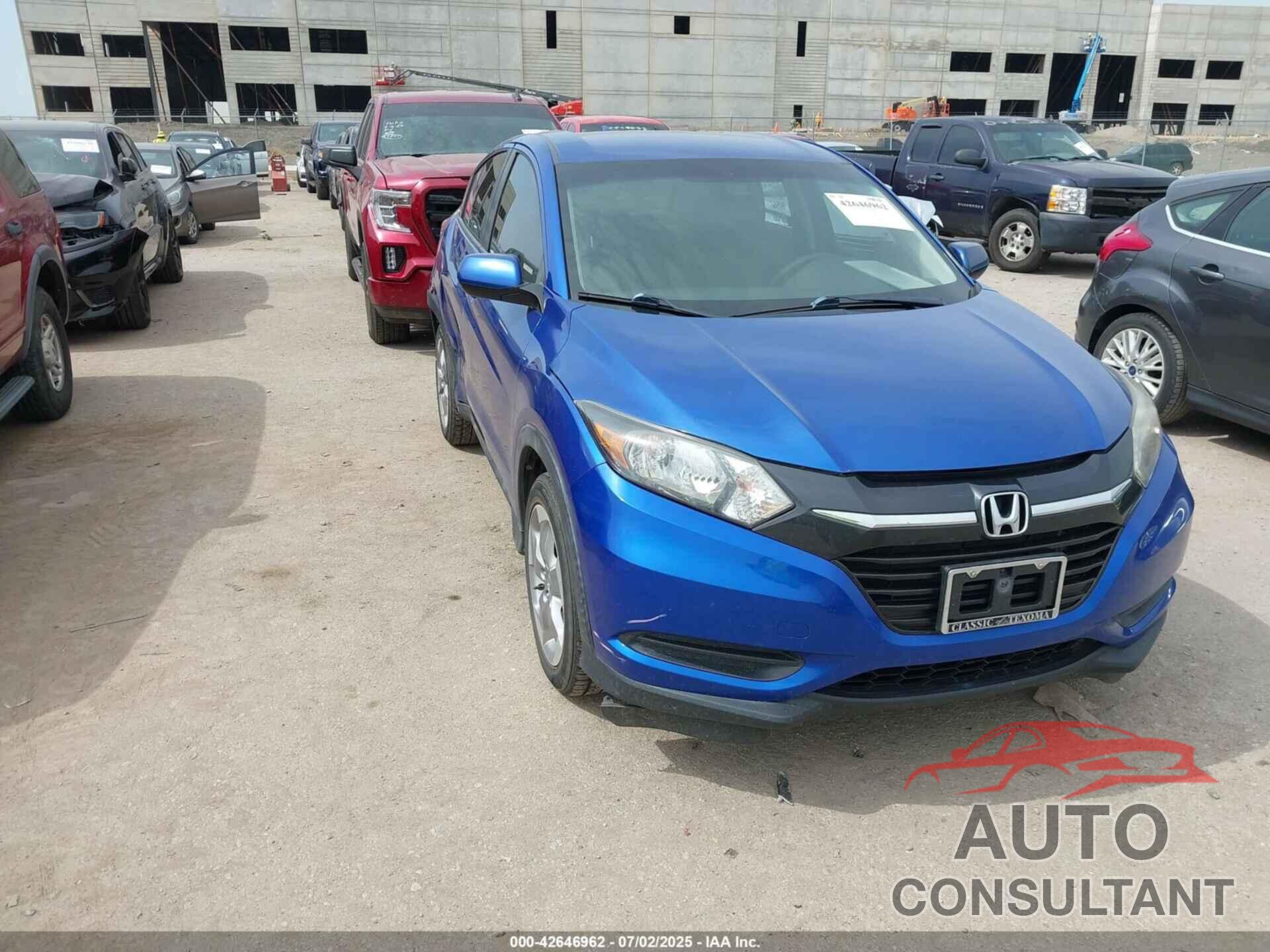 HONDA HR-V 2018 - 3CZRU5H30JM713089