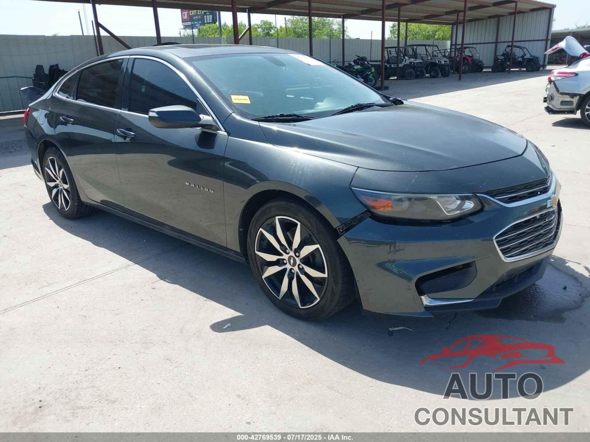 CHEVROLET MALIBU 2017 - 1G1ZE5ST5HF229322