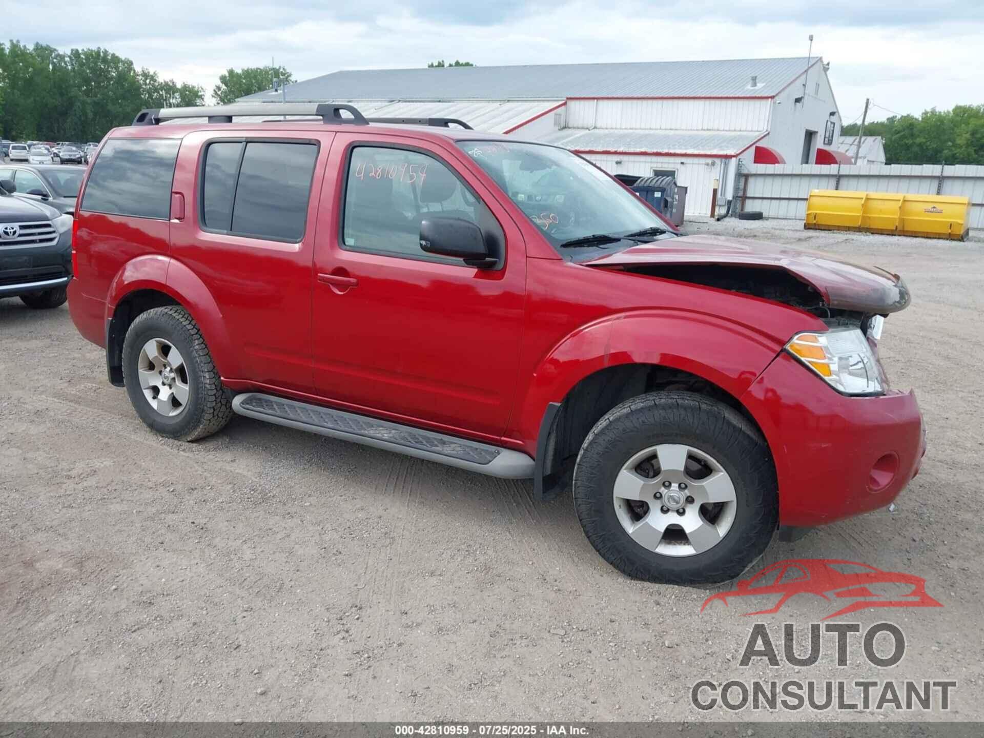 NISSAN PATHFINDER 2012 - 5N1AR1NB4CC601064