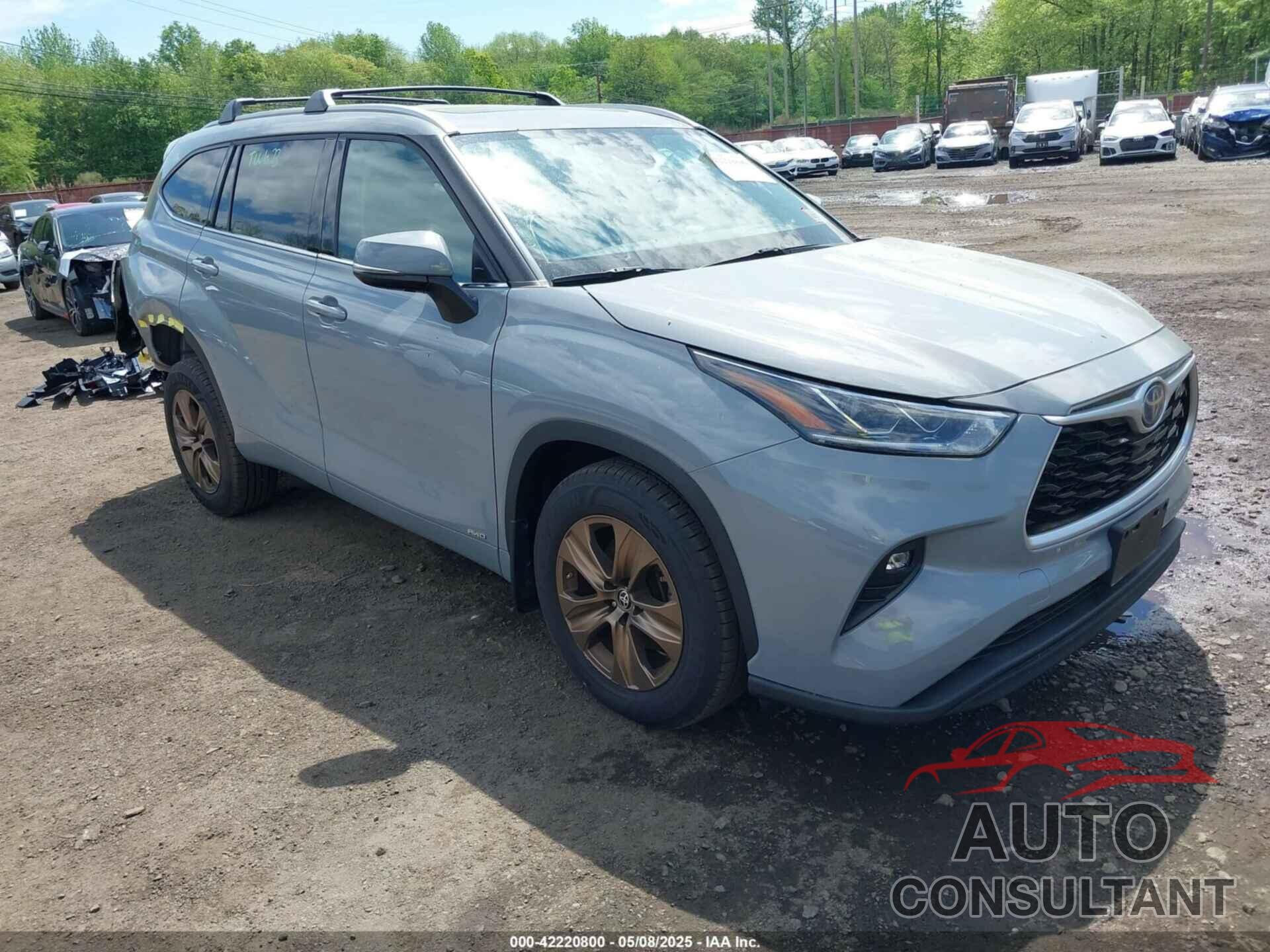 TOYOTA HIGHLANDER 2022 - 5TDABRCH6NS539375