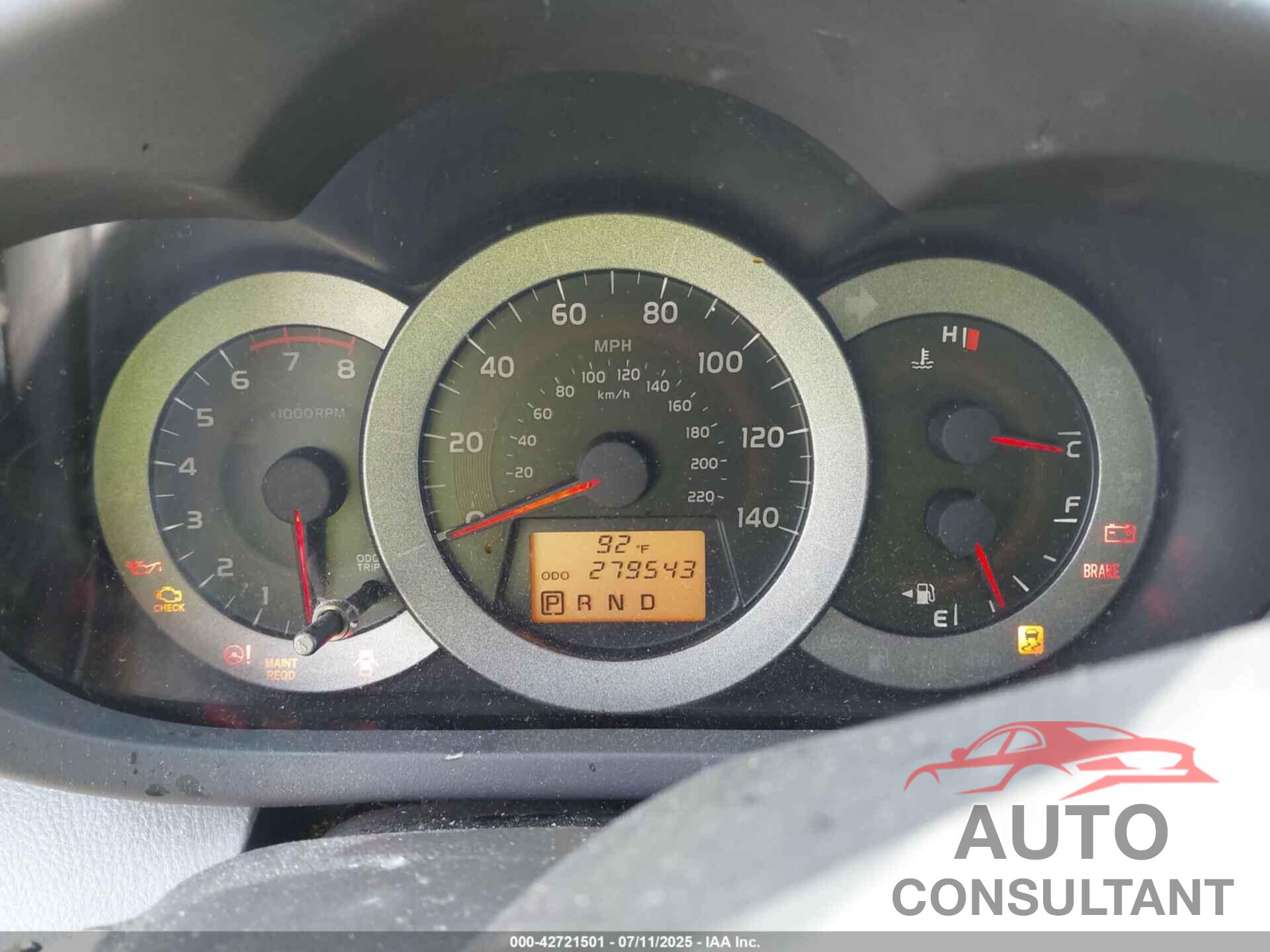 TOYOTA RAV4 2010 - JTMWF4DV8A5017607