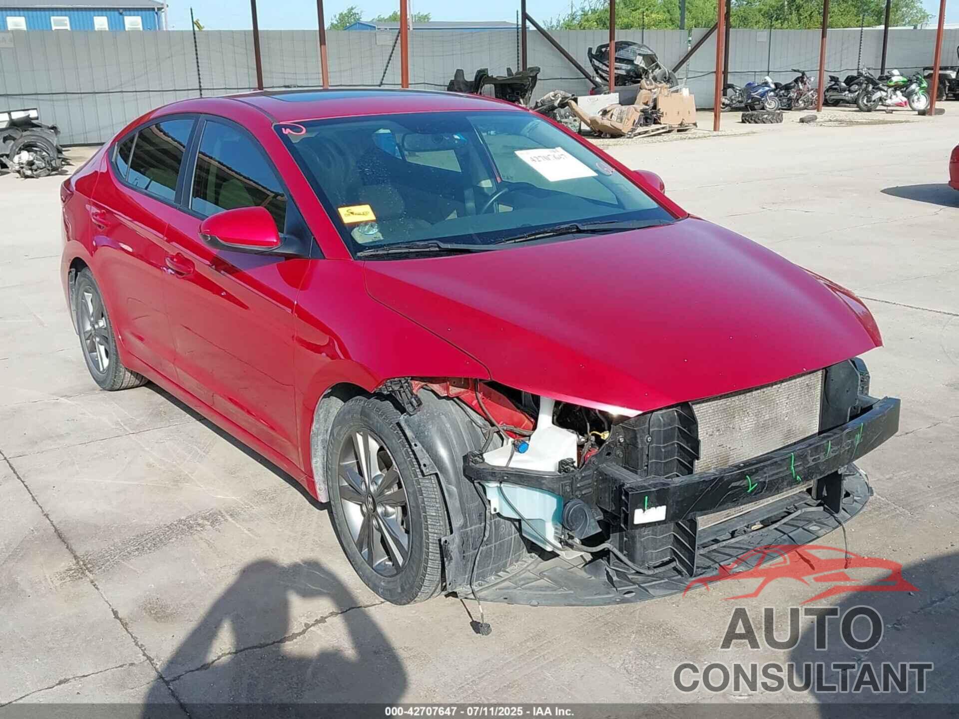 HYUNDAI ELANTRA 2017 - 5NPD84LFXHH204529