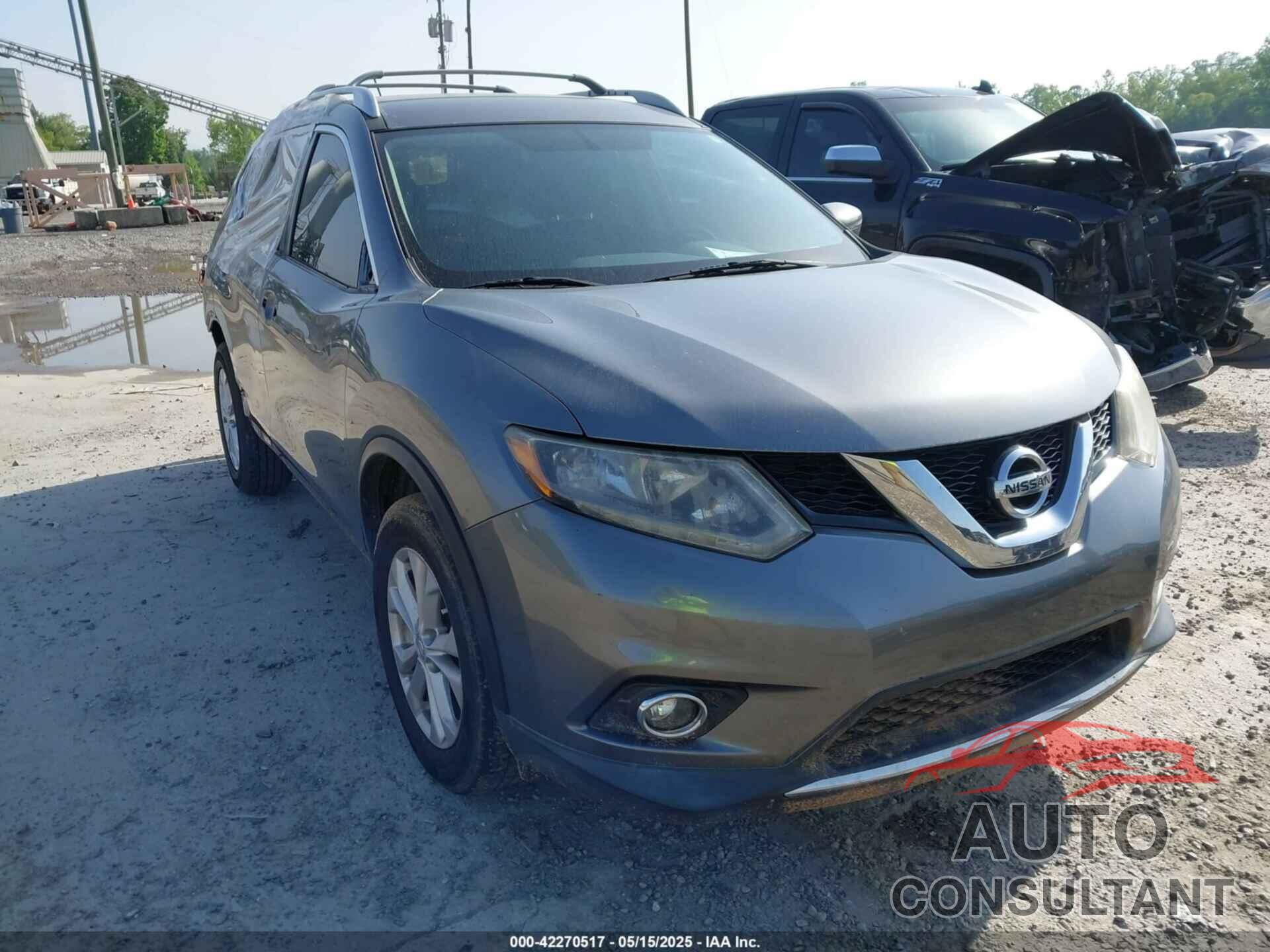 NISSAN ROGUE 2016 - KNMAT2MT1GP616030