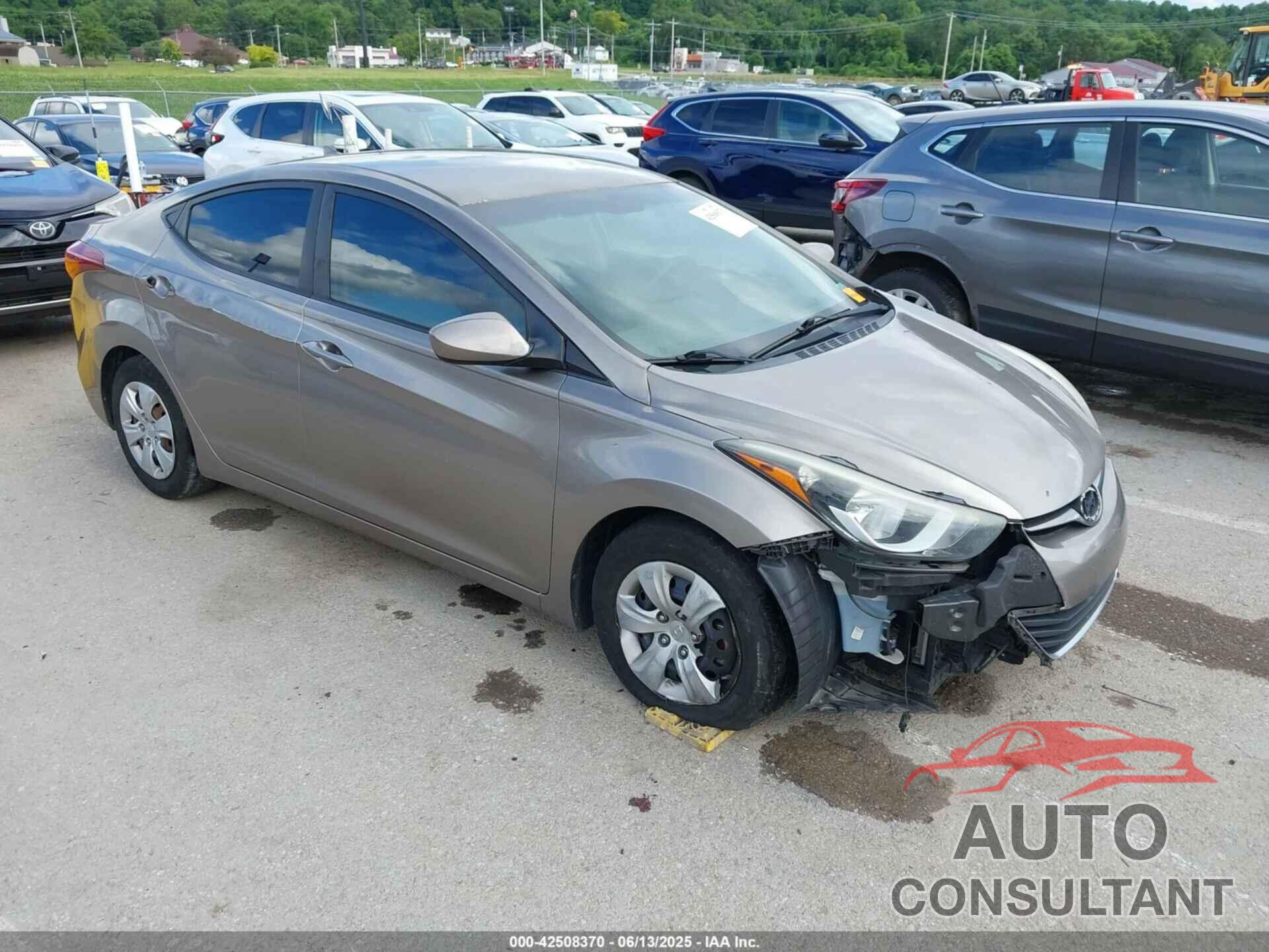 HYUNDAI ELANTRA 2014 - 5NPDH4AE8EH492864
