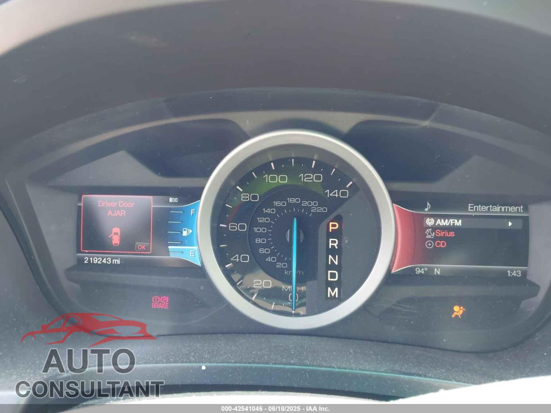 FORD EXPLORER 2011 - 1FMHK7F83BGA05850