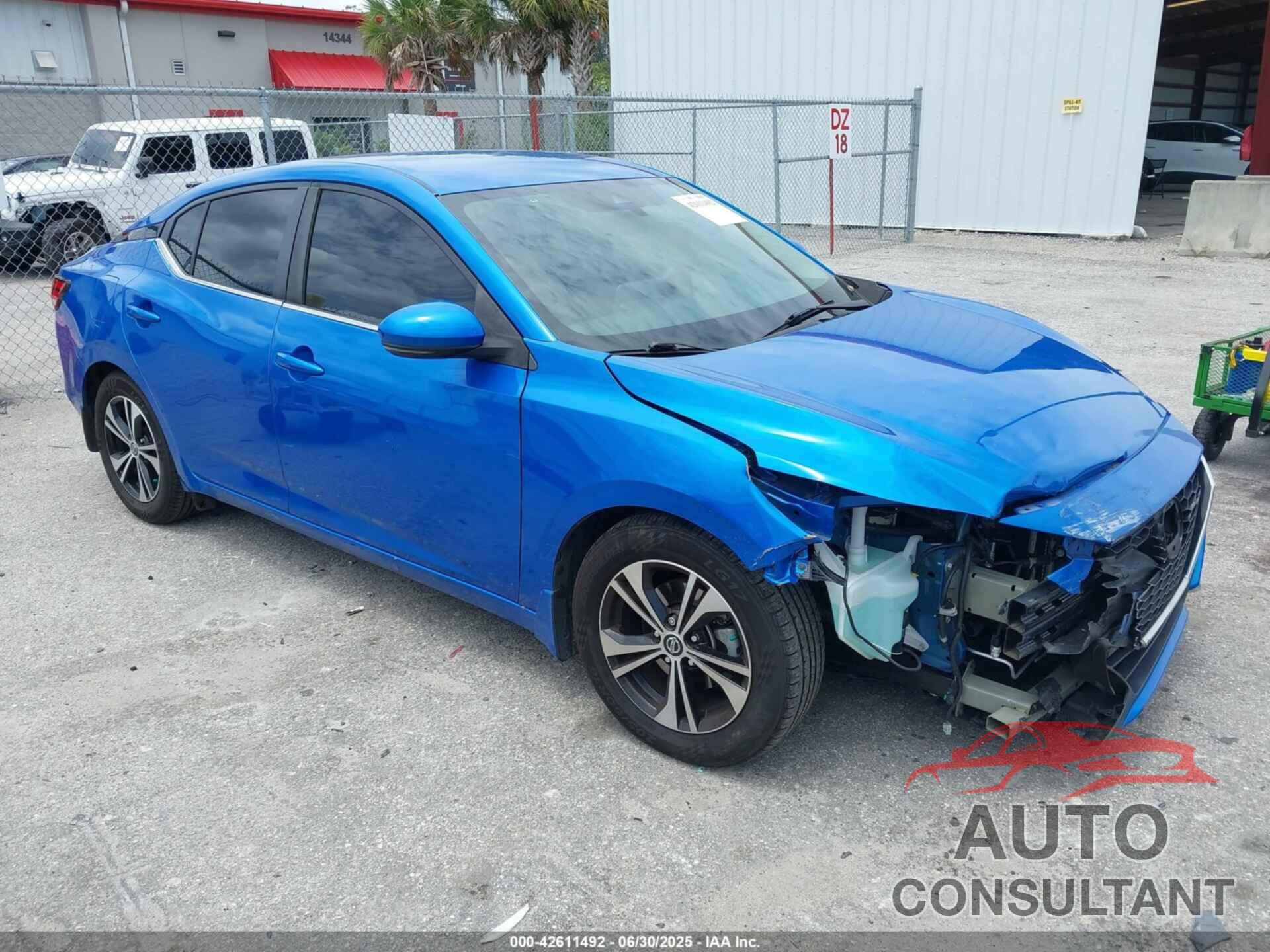 NISSAN SENTRA 2020 - 3N1AB8CV6LY266821
