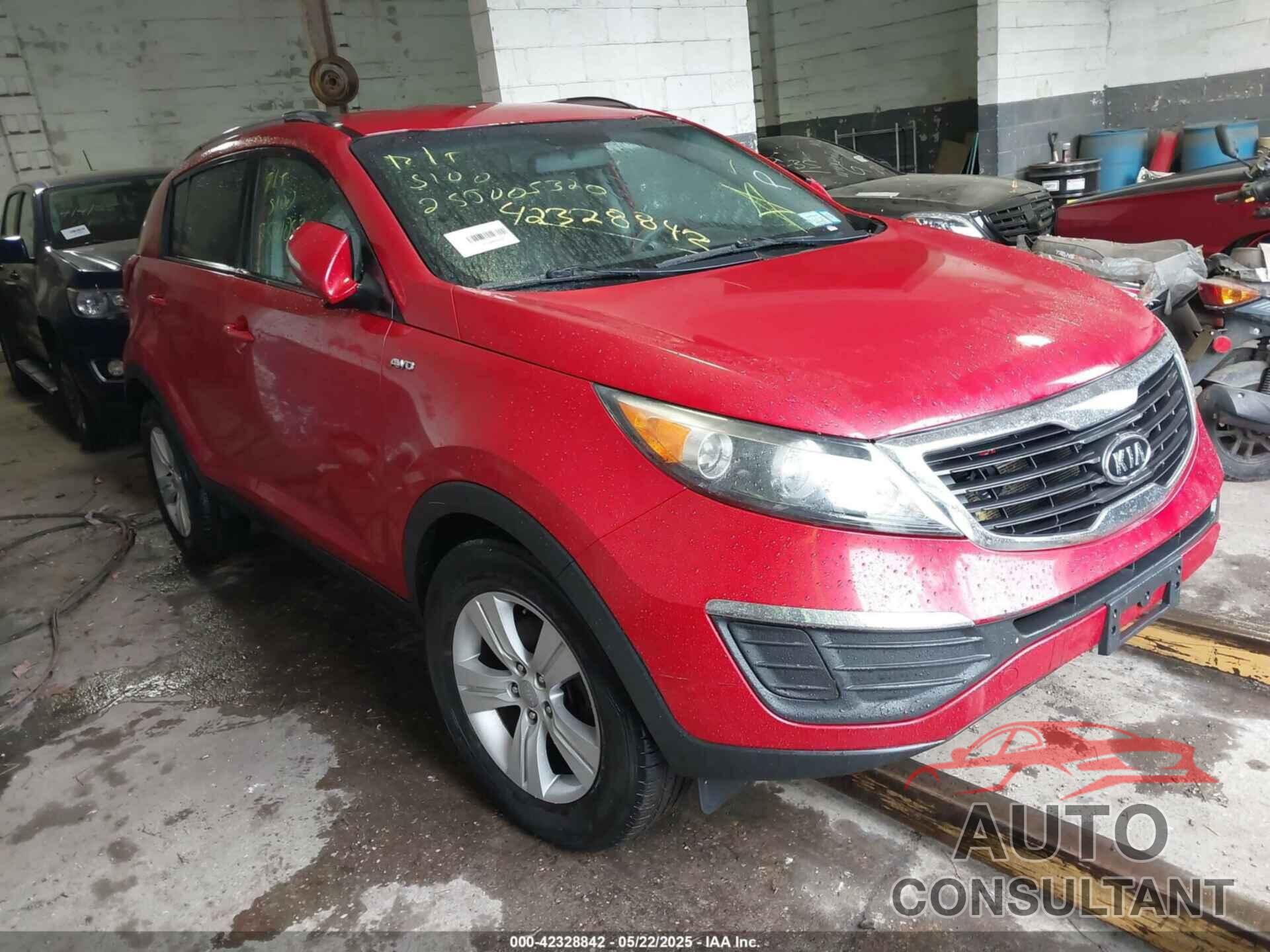 KIA SPORTAGE 2012 - KNDPBCA28C7182312