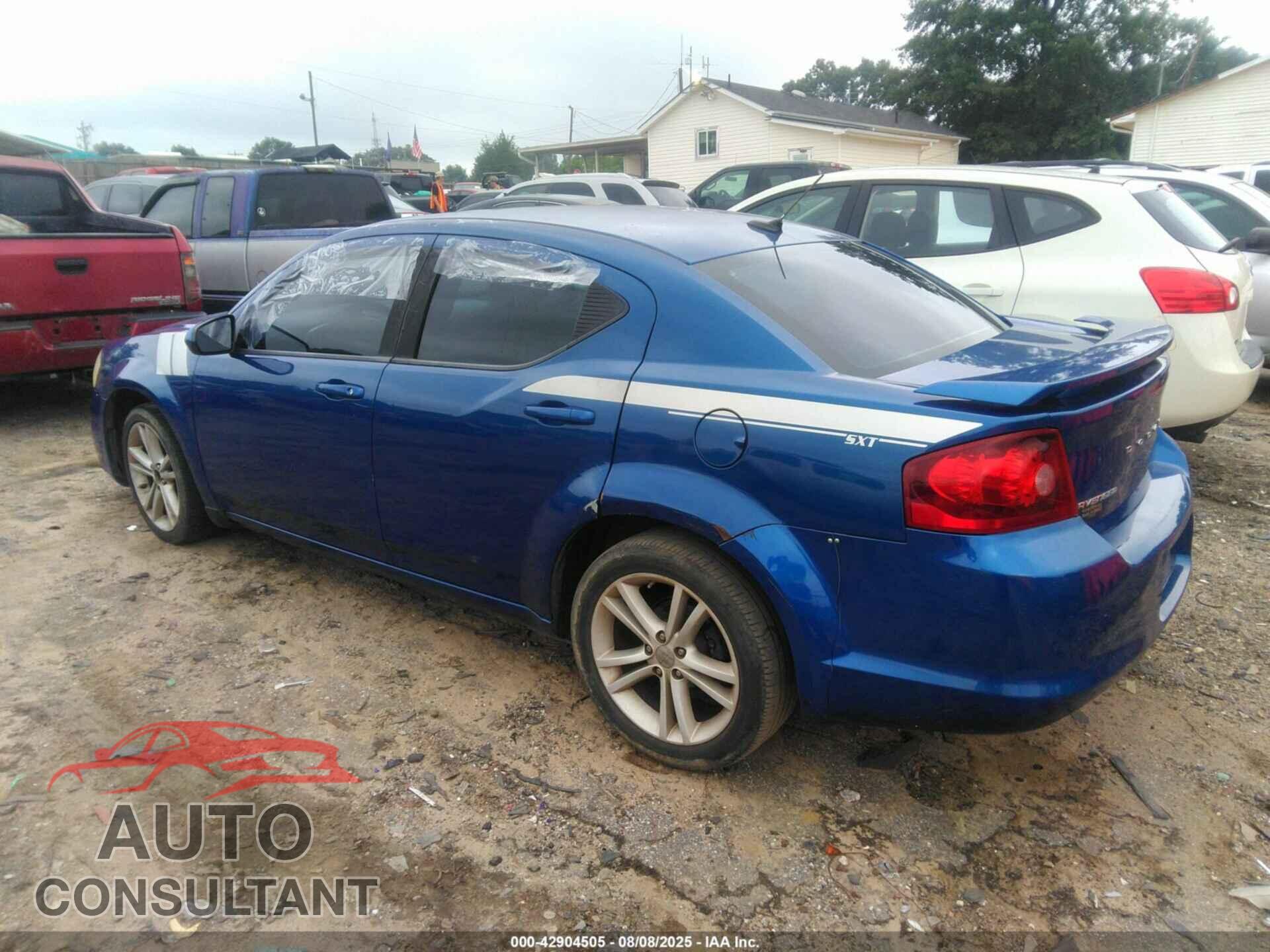 DODGE AVENGER 2013 - 1C3CDZCG8DN768112