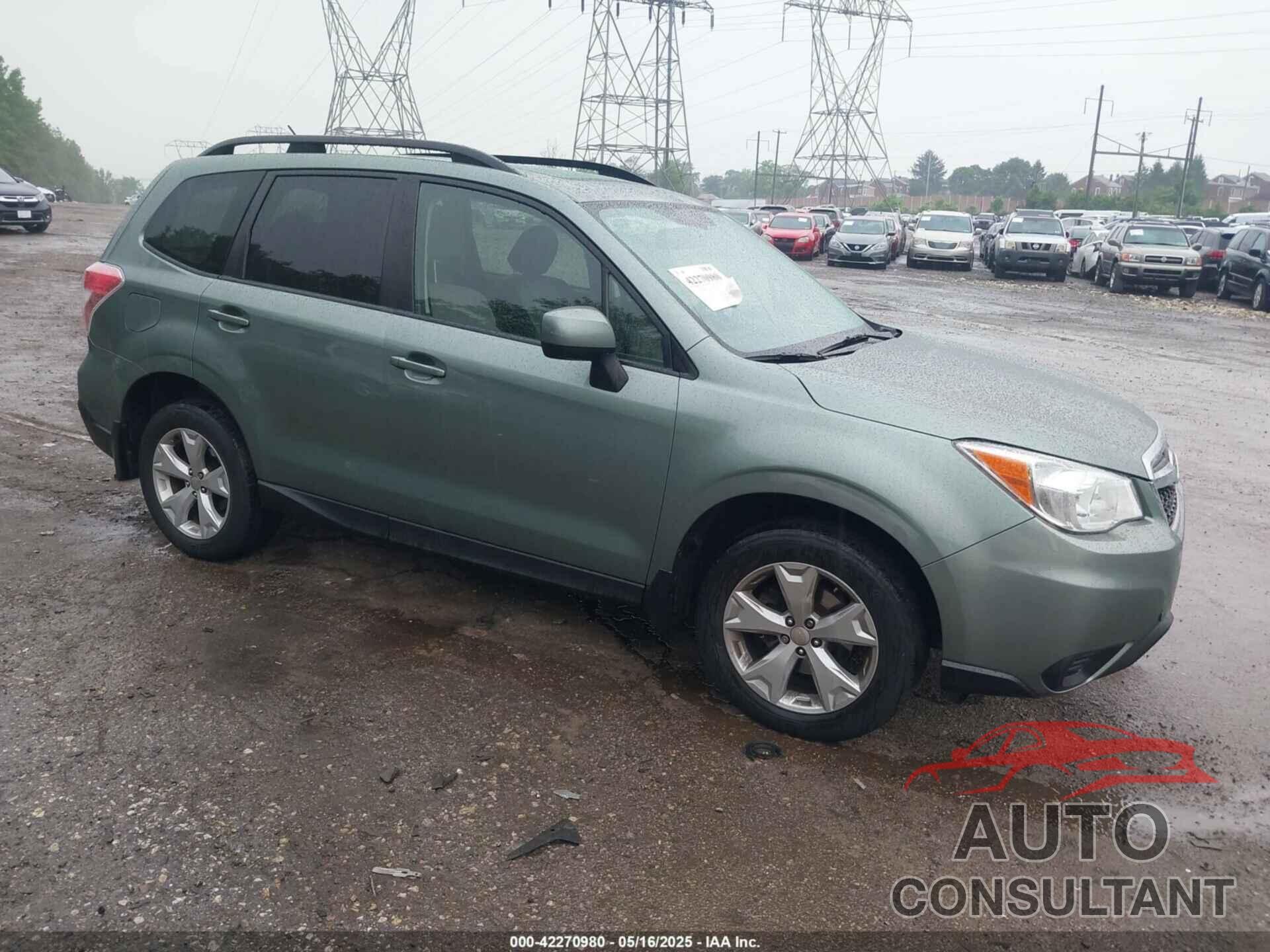 SUBARU FORESTER 2015 - JF2SJADC3FH577228