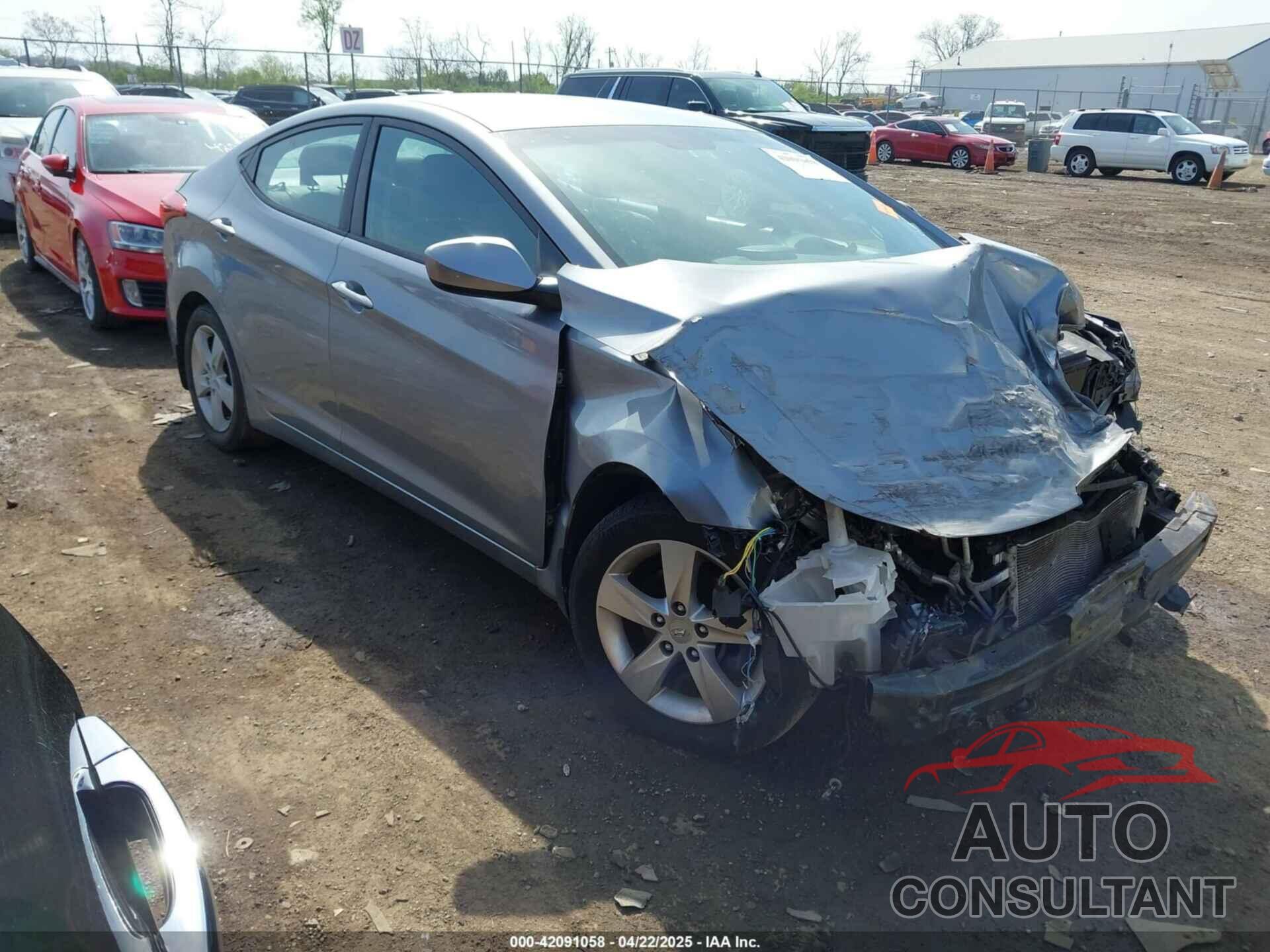 HYUNDAI ELANTRA 2013 - KMHDH4AEXDU754464