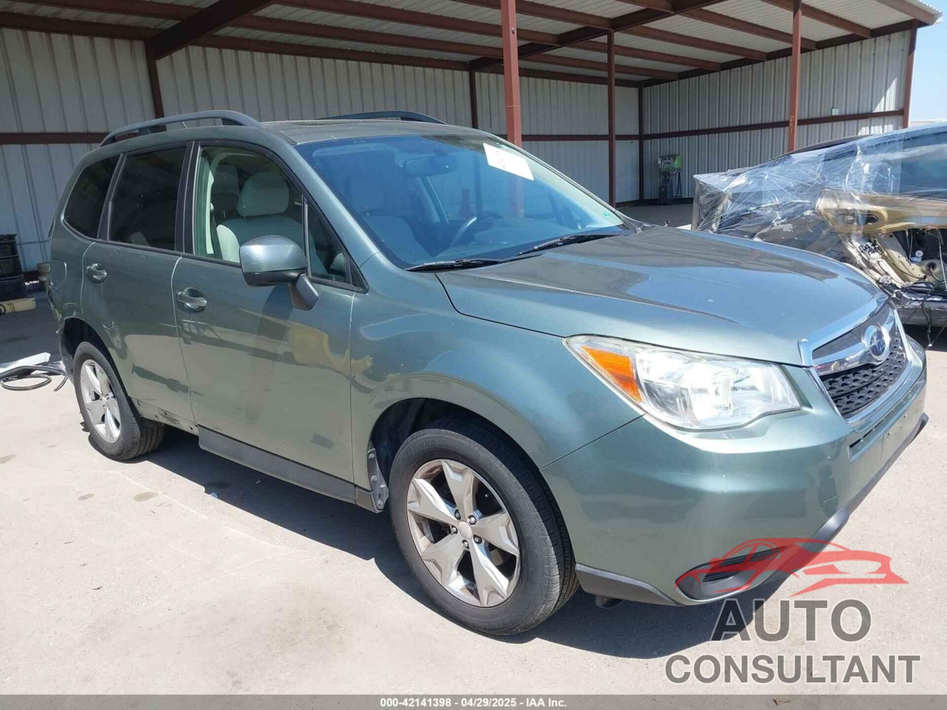 SUBARU FORESTER 2015 - JF2SJADC0FH459489