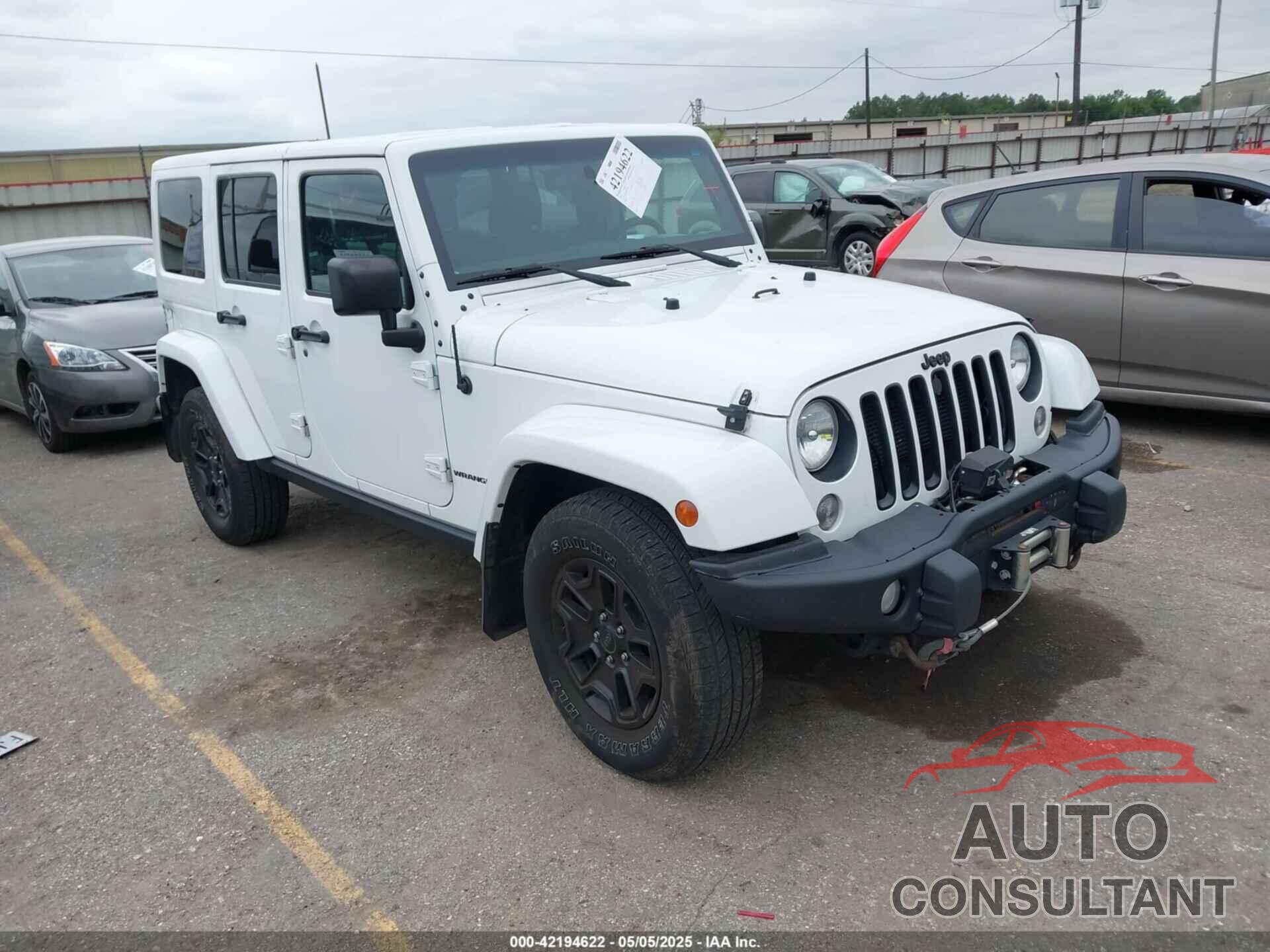 JEEP WRANGLER UNLIMITED 2016 - 1C4BJWEG8GL164359