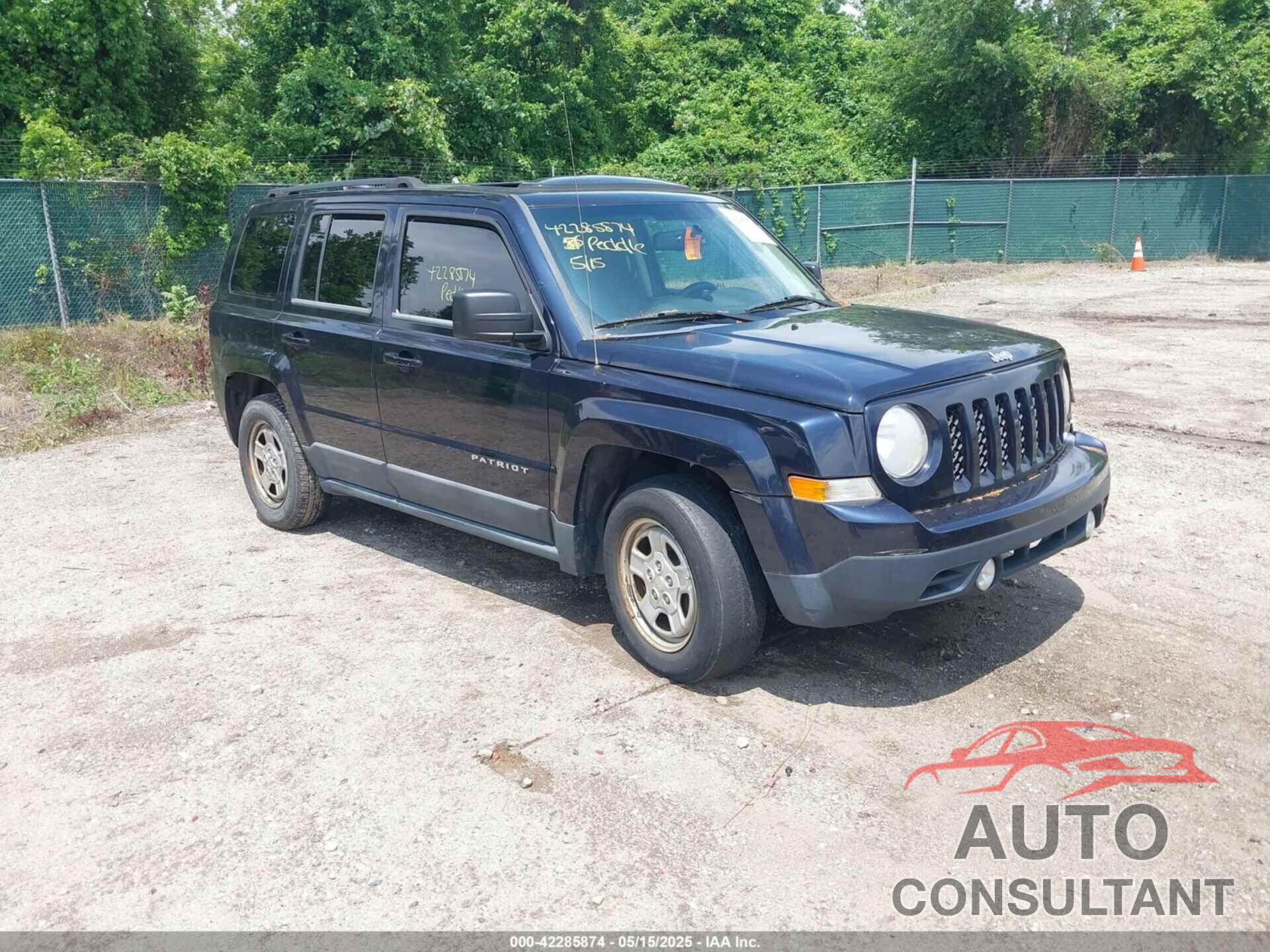 JEEP PATRIOT 2011 - 1J4NT1GA6BD175490