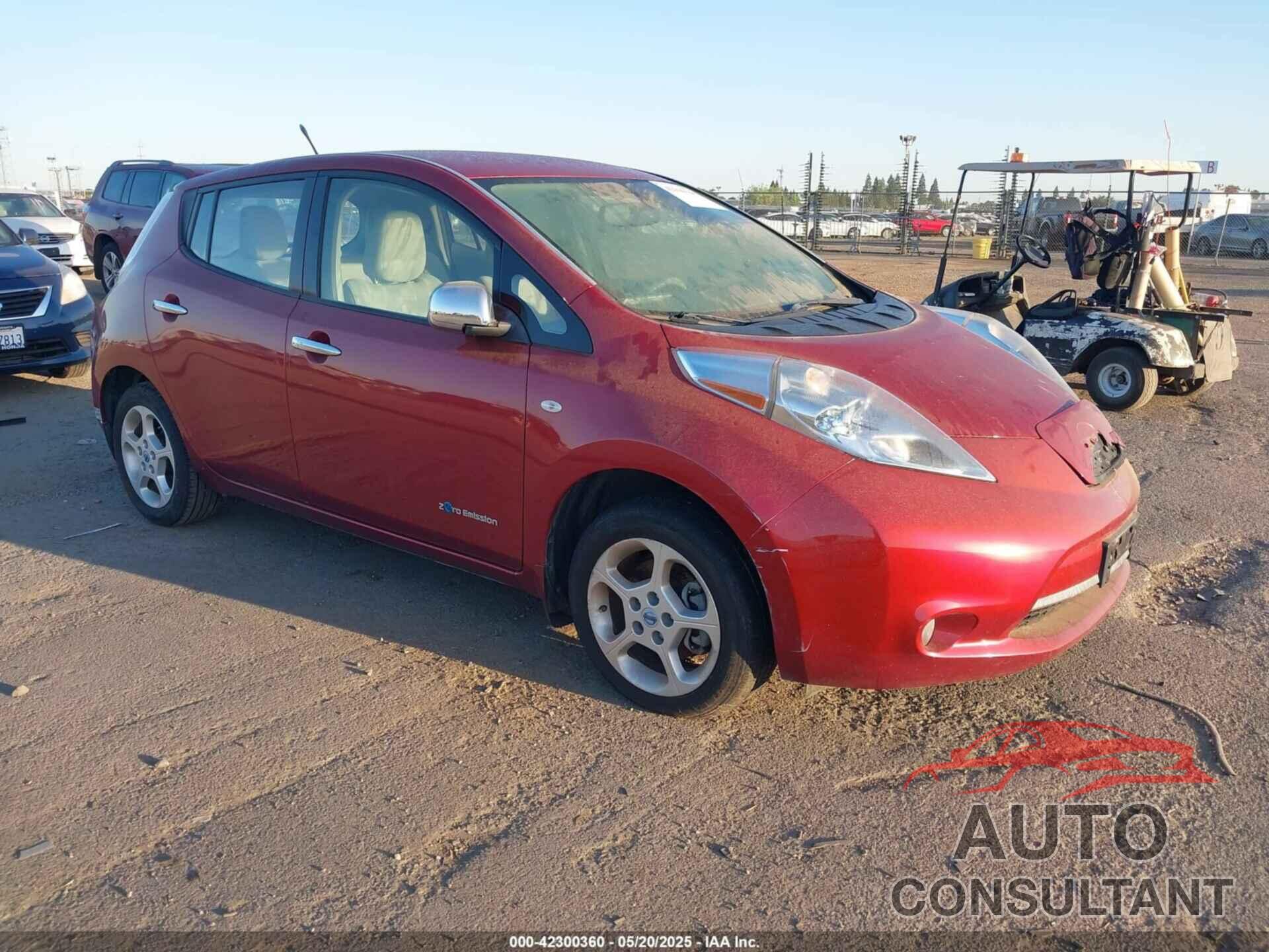 NISSAN LEAF 2012 - JN1AZ0CP3CT026746
