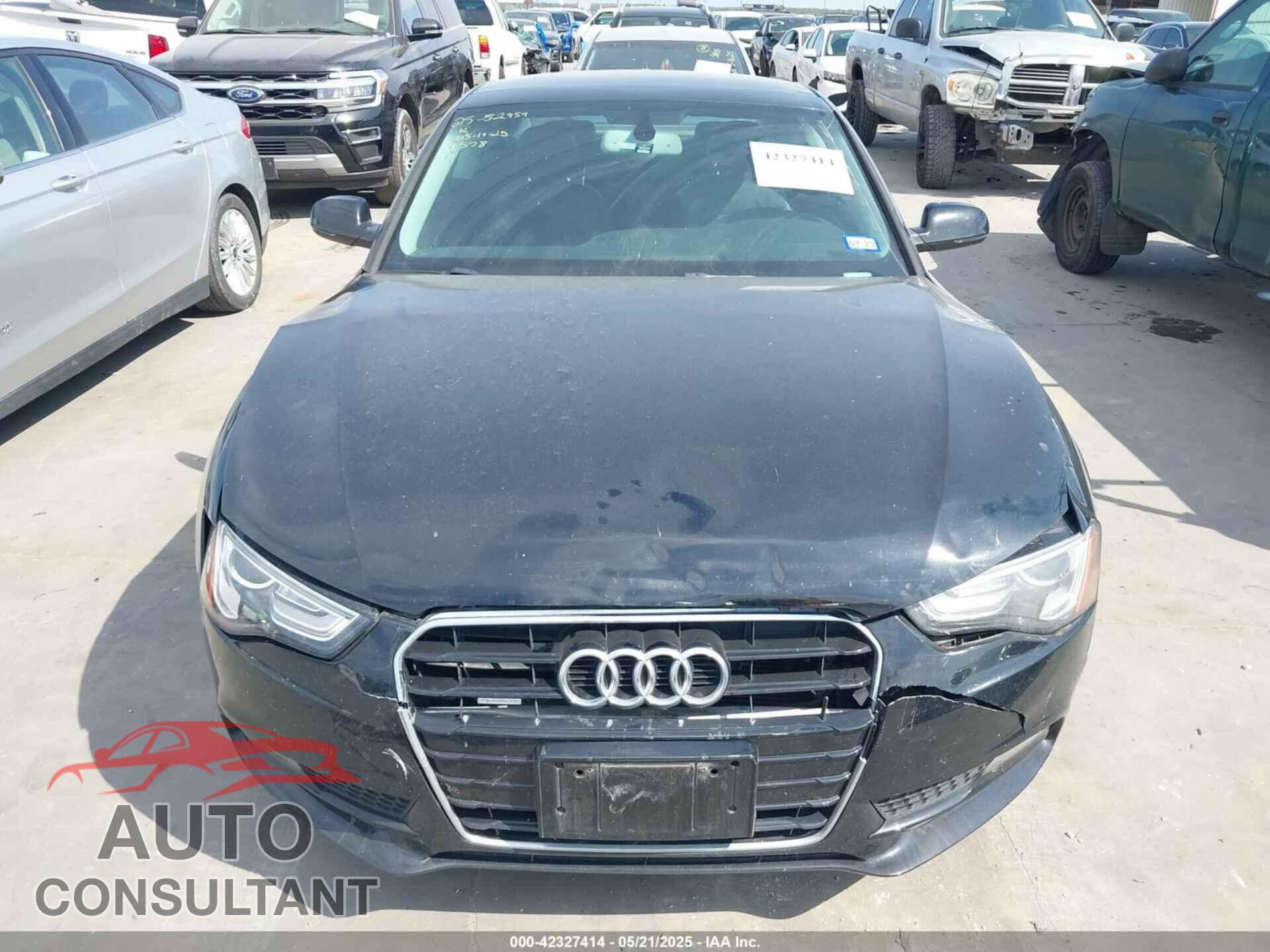 AUDI A5 2013 - WAULFAFRXDA001578