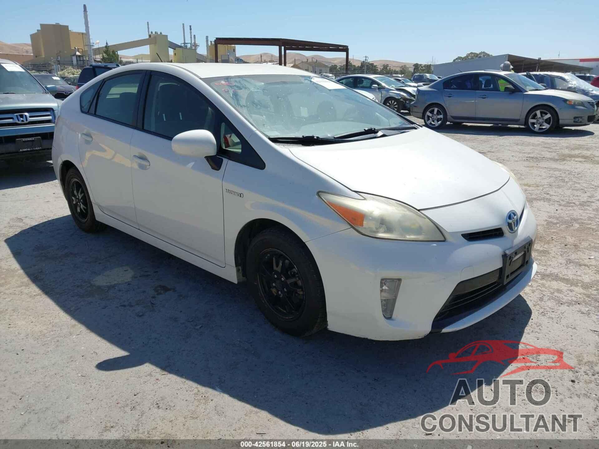 TOYOTA PRIUS 2012 - JTDKN3DUXC5422843