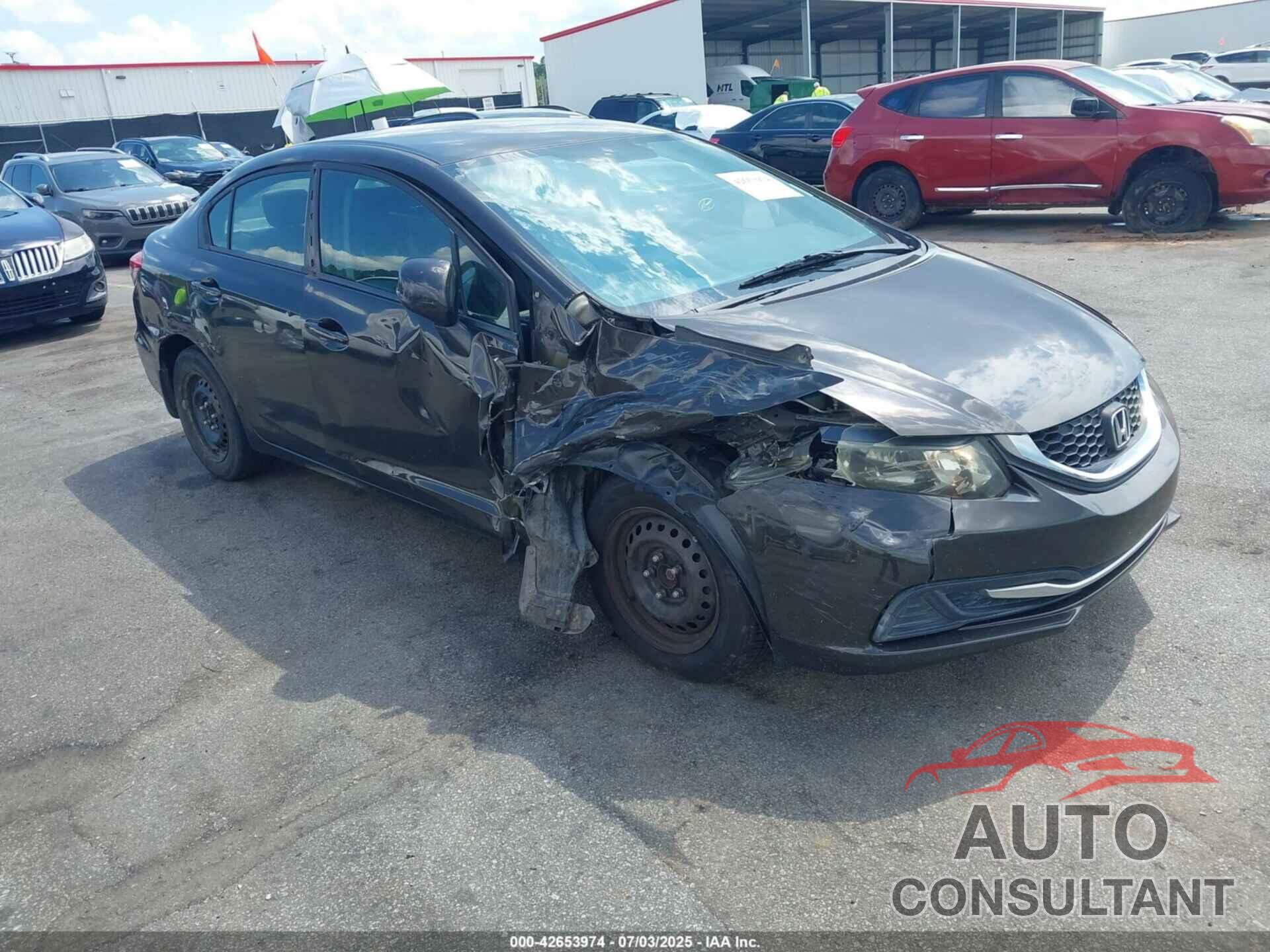 HONDA CIVIC 2013 - 2HGFB2F56DH512416