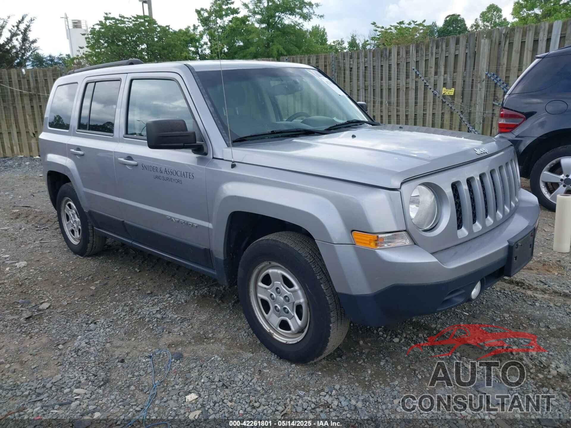 JEEP PATRIOT 2015 - 1C4NJRBB7FD426307