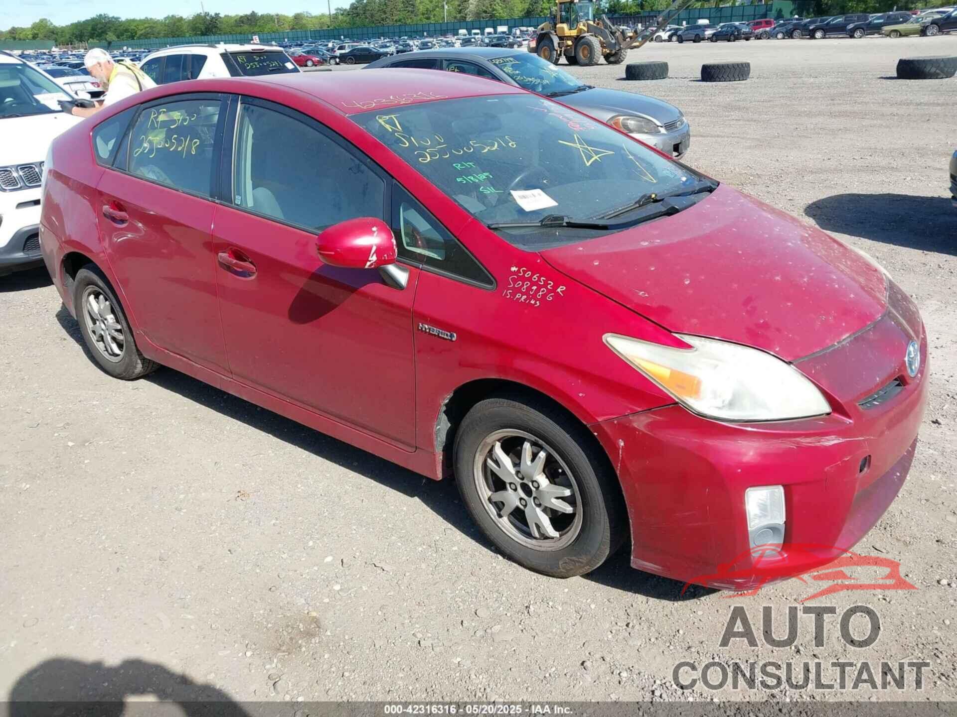 TOYOTA PRIUS 2010 - JTDKN3DU5A0151815