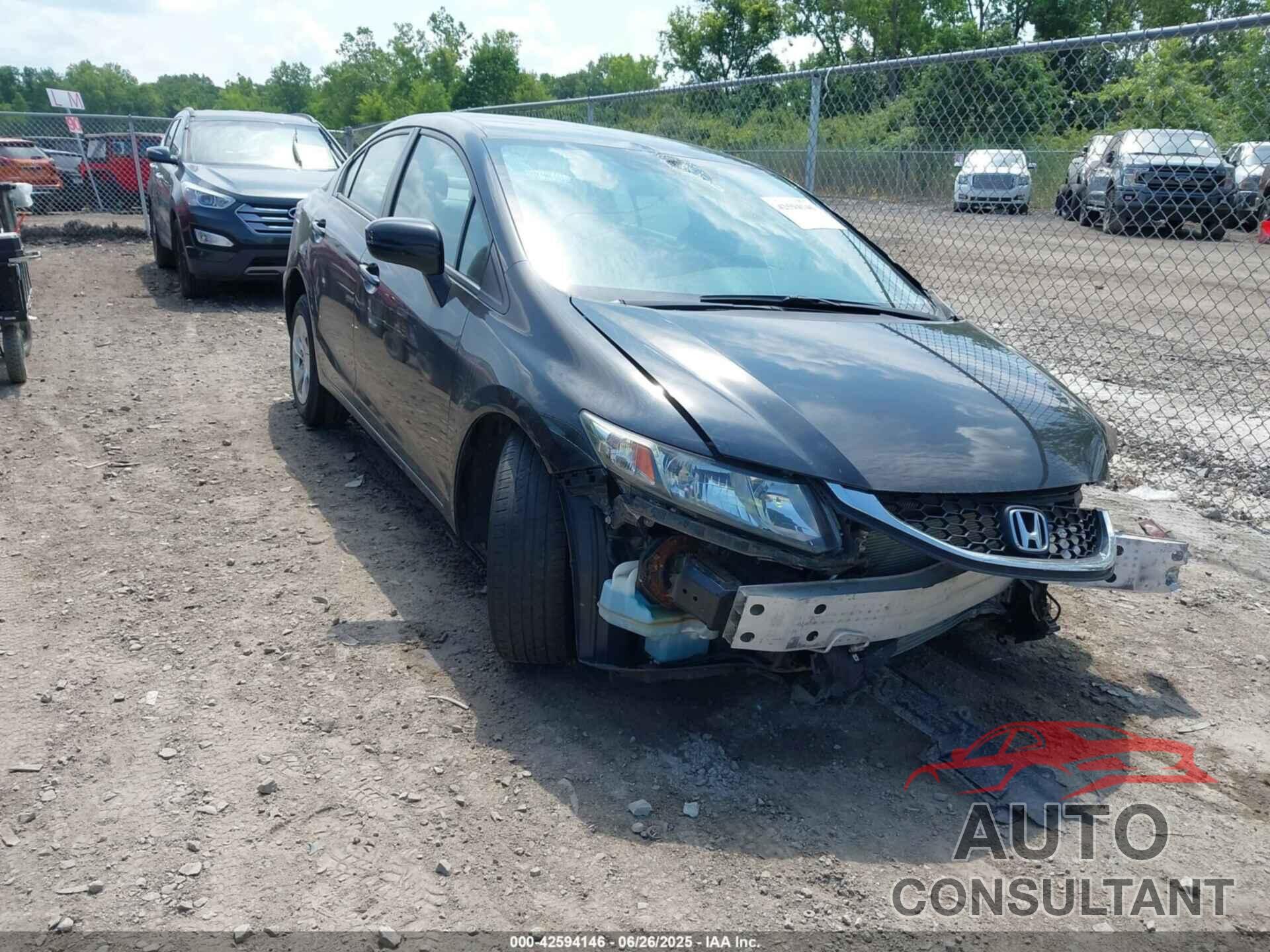 HONDA CIVIC 2014 - 19XFB2F50EE007533