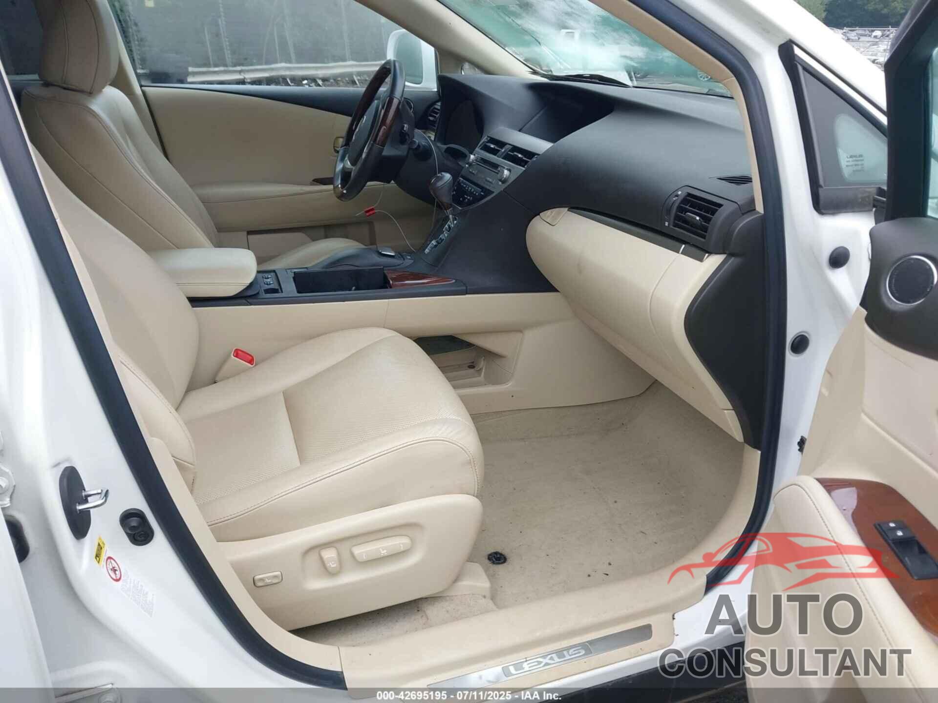 LEXUS RX 350 2013 - 2T2ZK1BA1DC129255