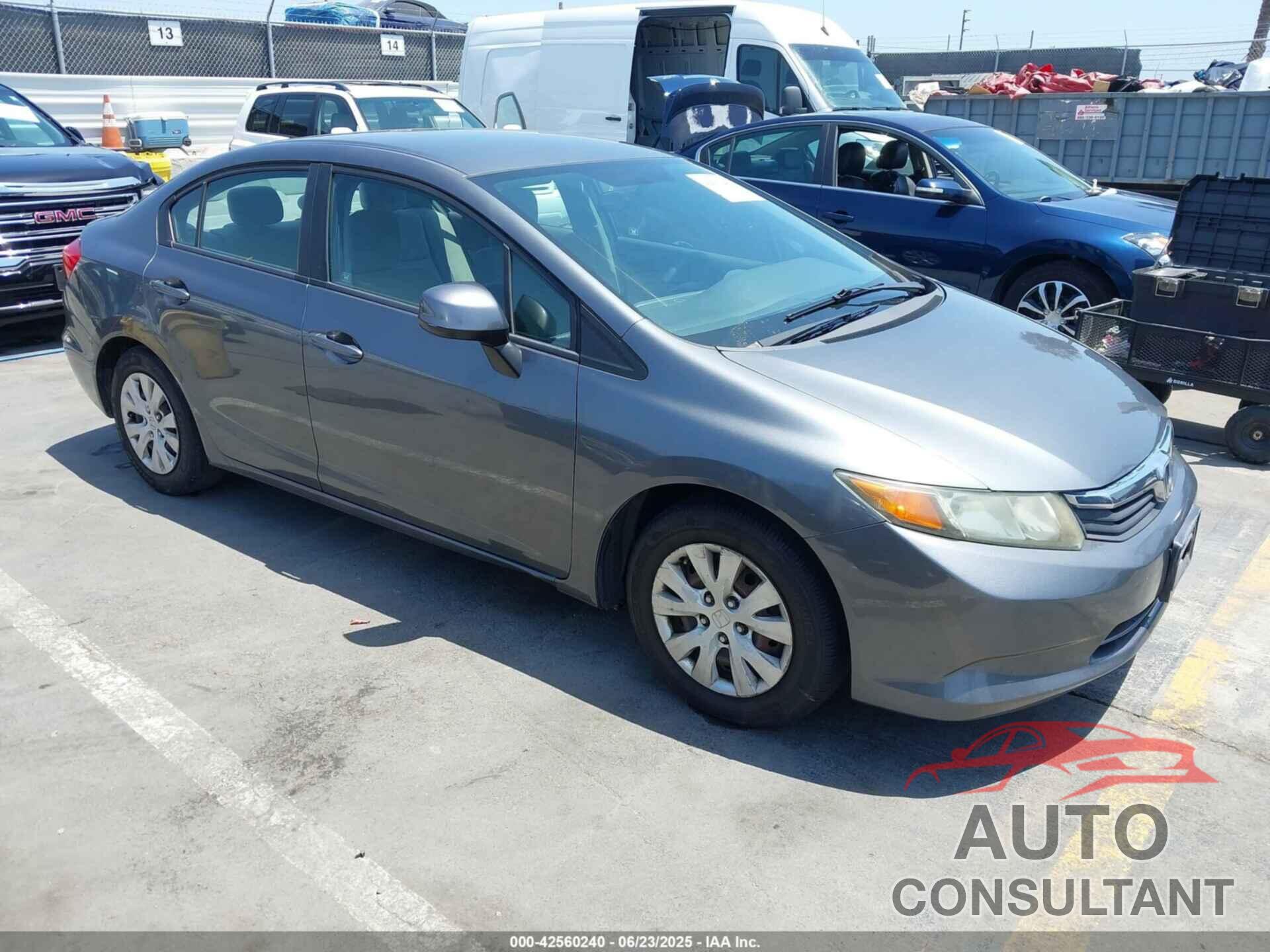 HONDA CIVIC 2012 - 19XFB2F59CE305673