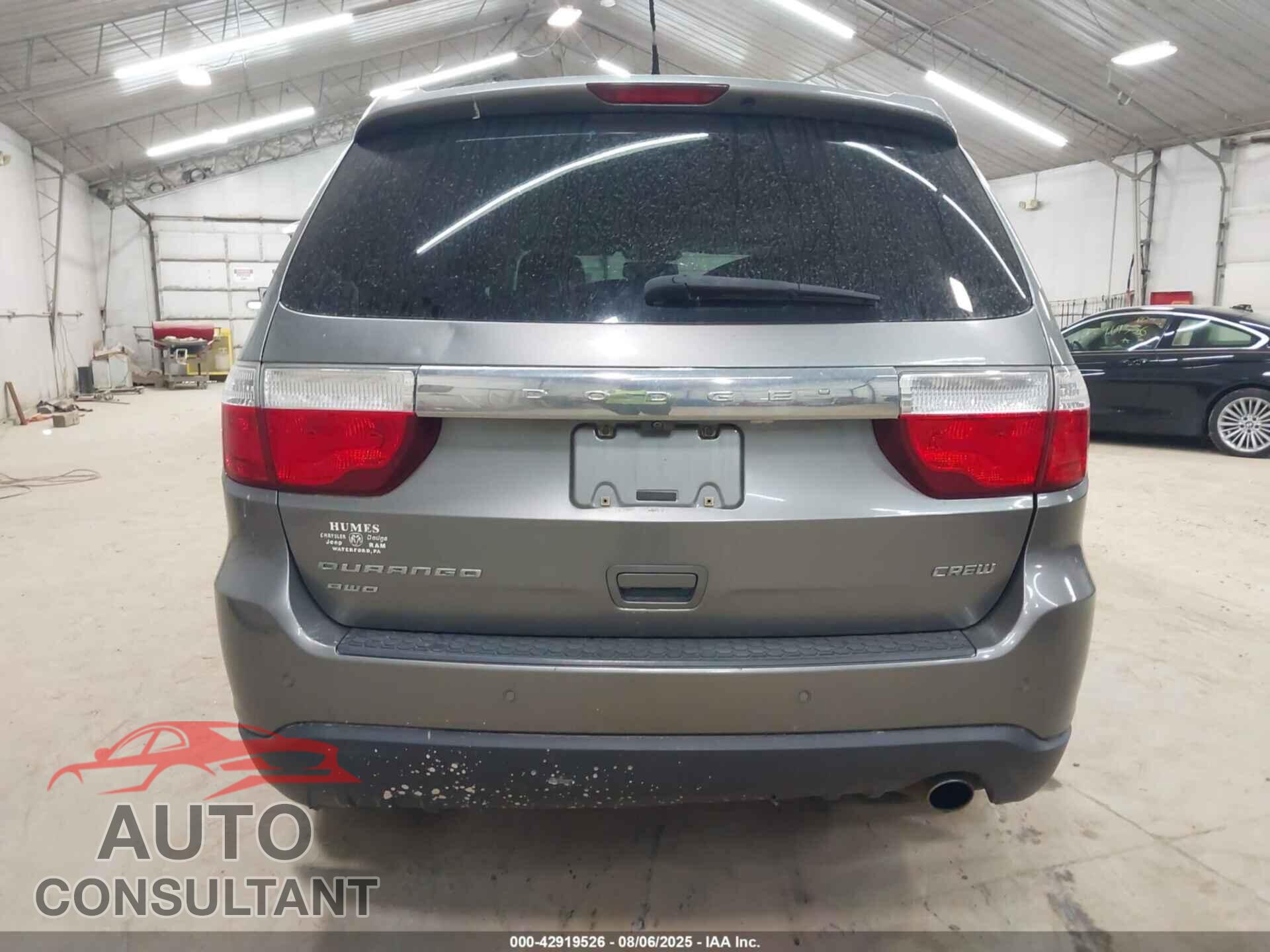 DODGE DURANGO 2012 - 1C4RDJDG3CC117535