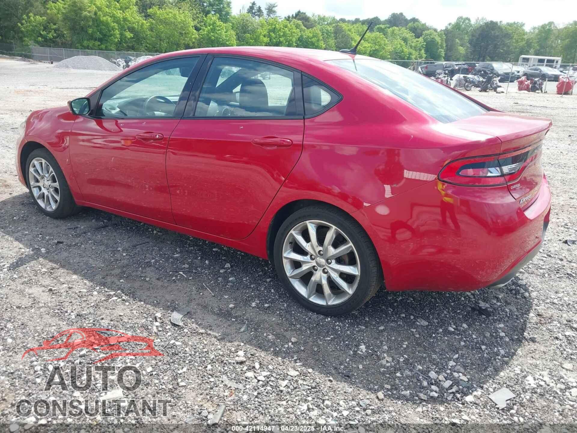 DODGE DART 2014 - 1C3CDFEB4ED826630