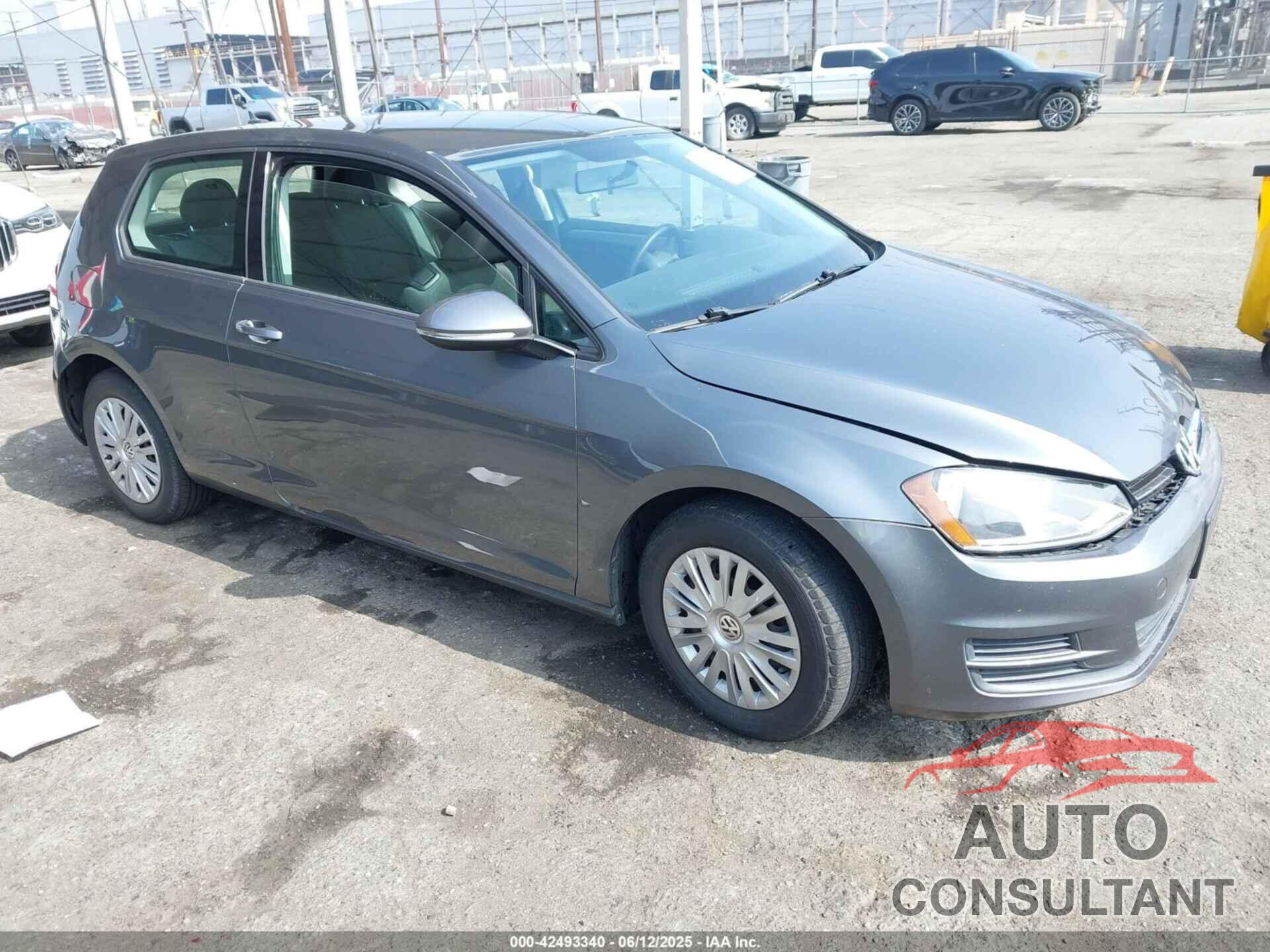 VOLKSWAGEN GOLF 2015 - 3VW817AUXFM023721