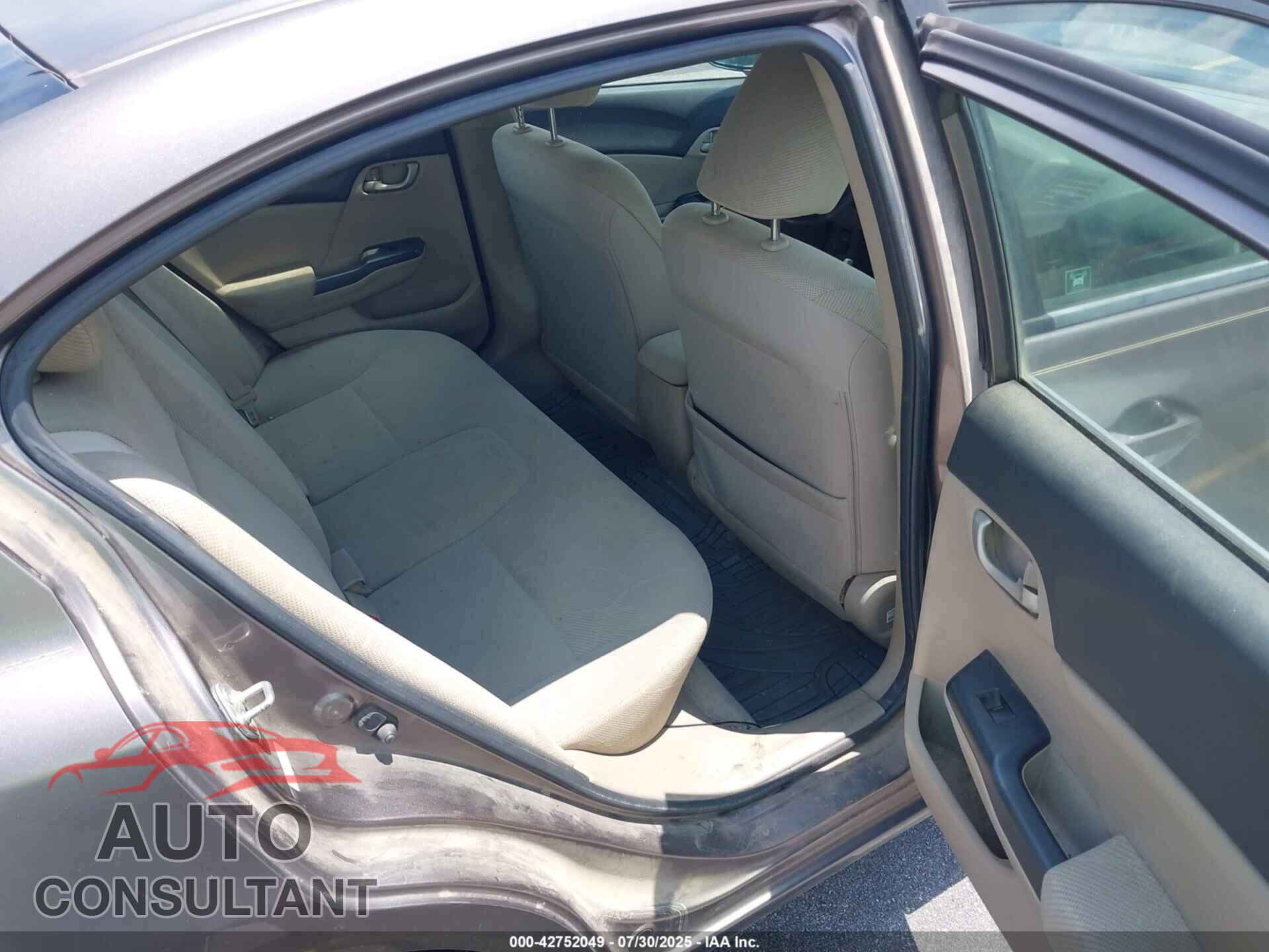 HONDA CIVIC 2012 - JHMFB2F56CS001454