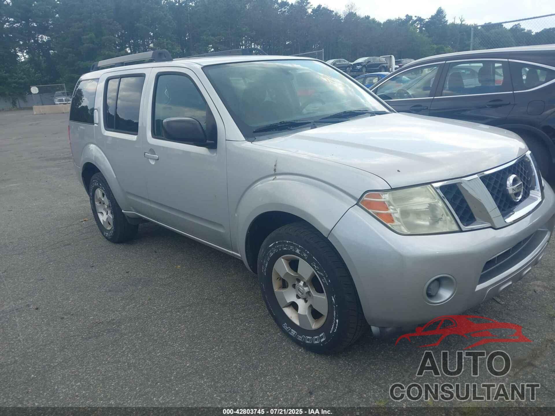 NISSAN PATHFINDER 2010 - 5N1AR1NB5AC623796