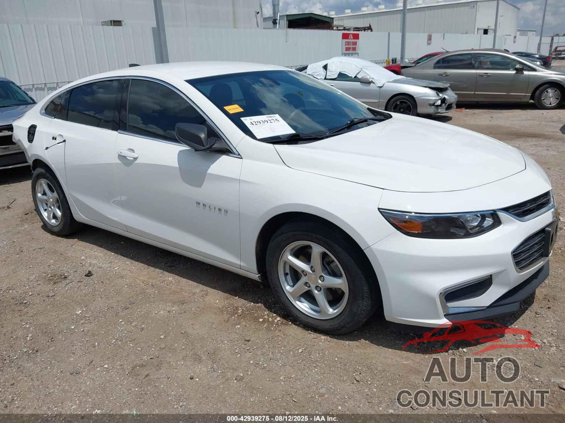 CHEVROLET MALIBU 2016 - 1G1ZB5ST0GF215030