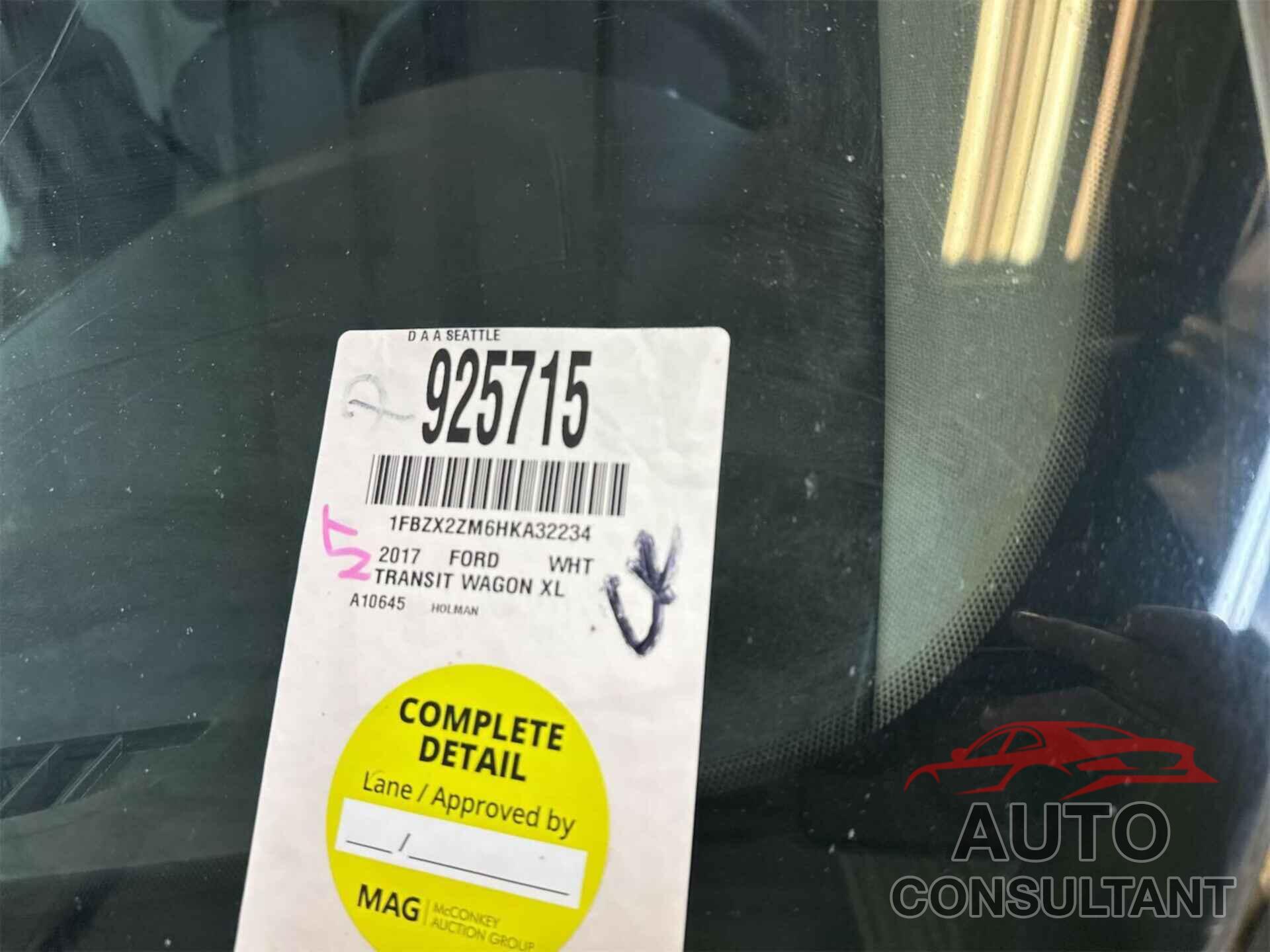 FORD TRANSIT 2017 - 1FBZX2ZM6HKA32234