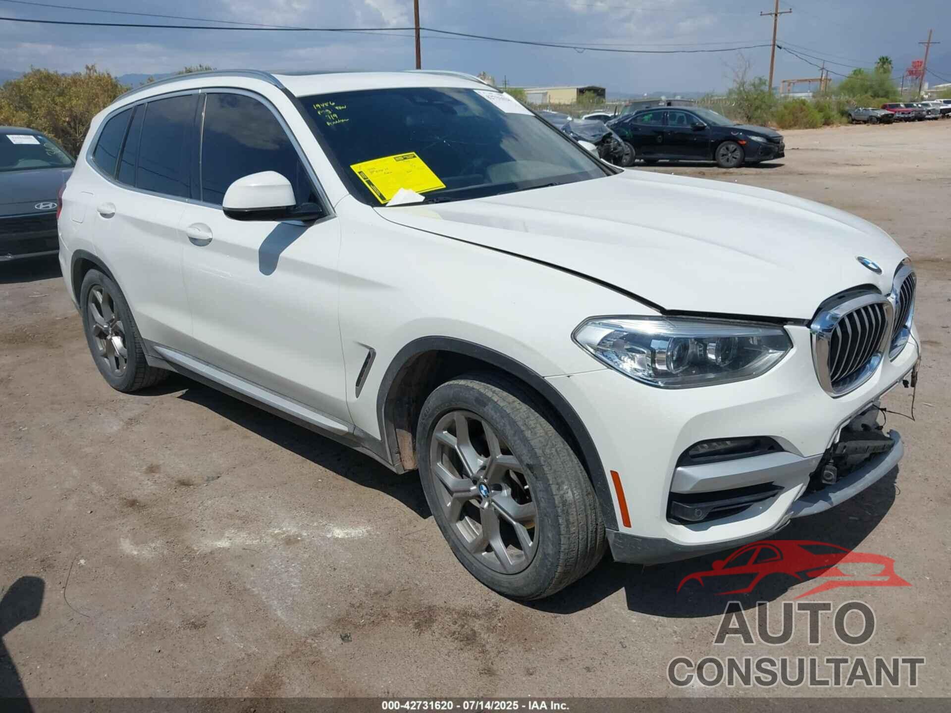 BMW X3 2021 - 5UXTY3C08M9F61049