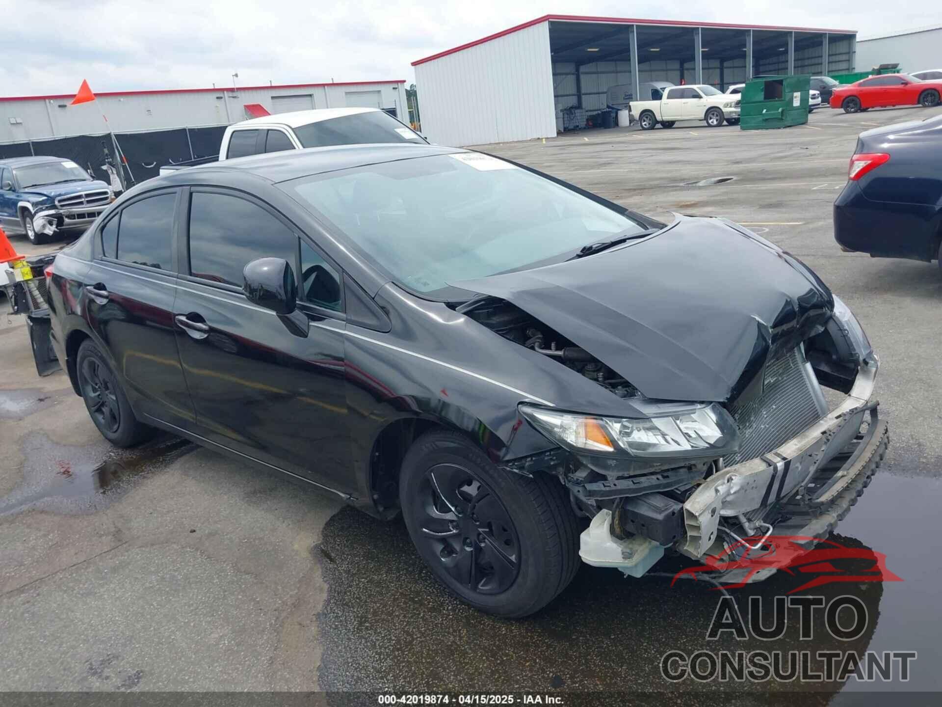 HONDA CIVIC 2013 - 2HGFB2F53DH595240