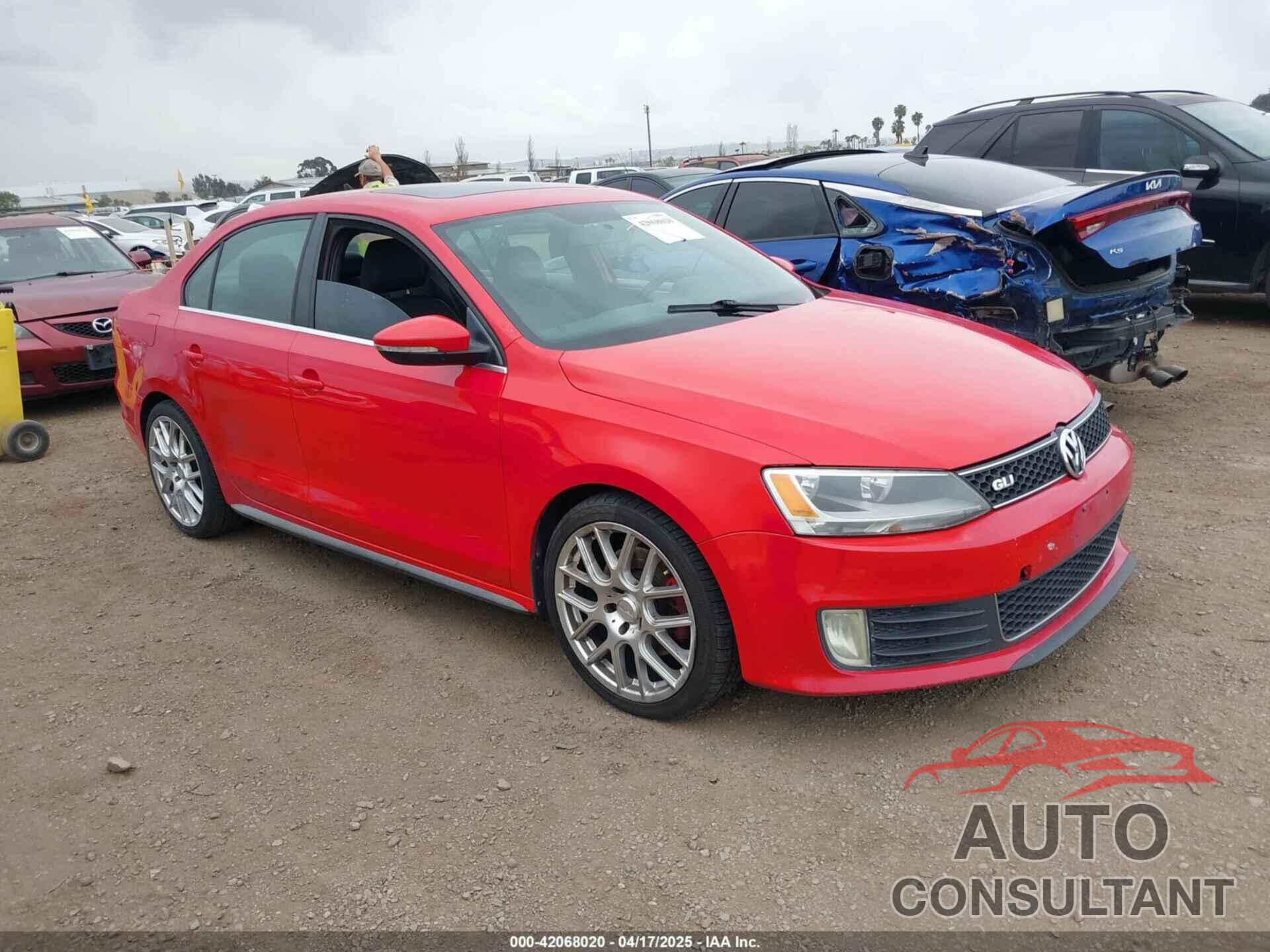 VOLKSWAGEN JETTA 2012 - 3VW5A7AJ8CM337484