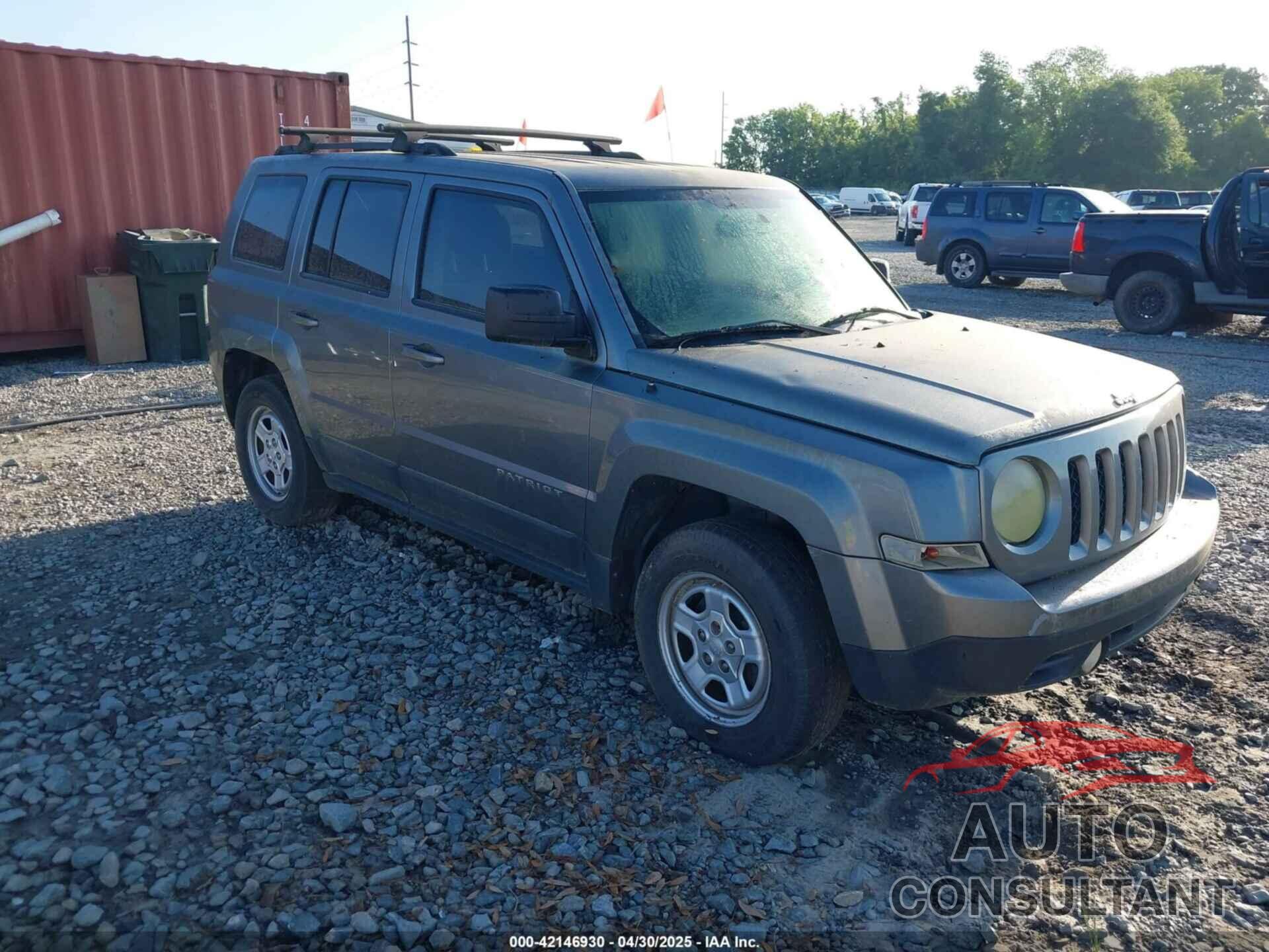JEEP PATRIOT 2012 - 1C4NJRBB3CD612311