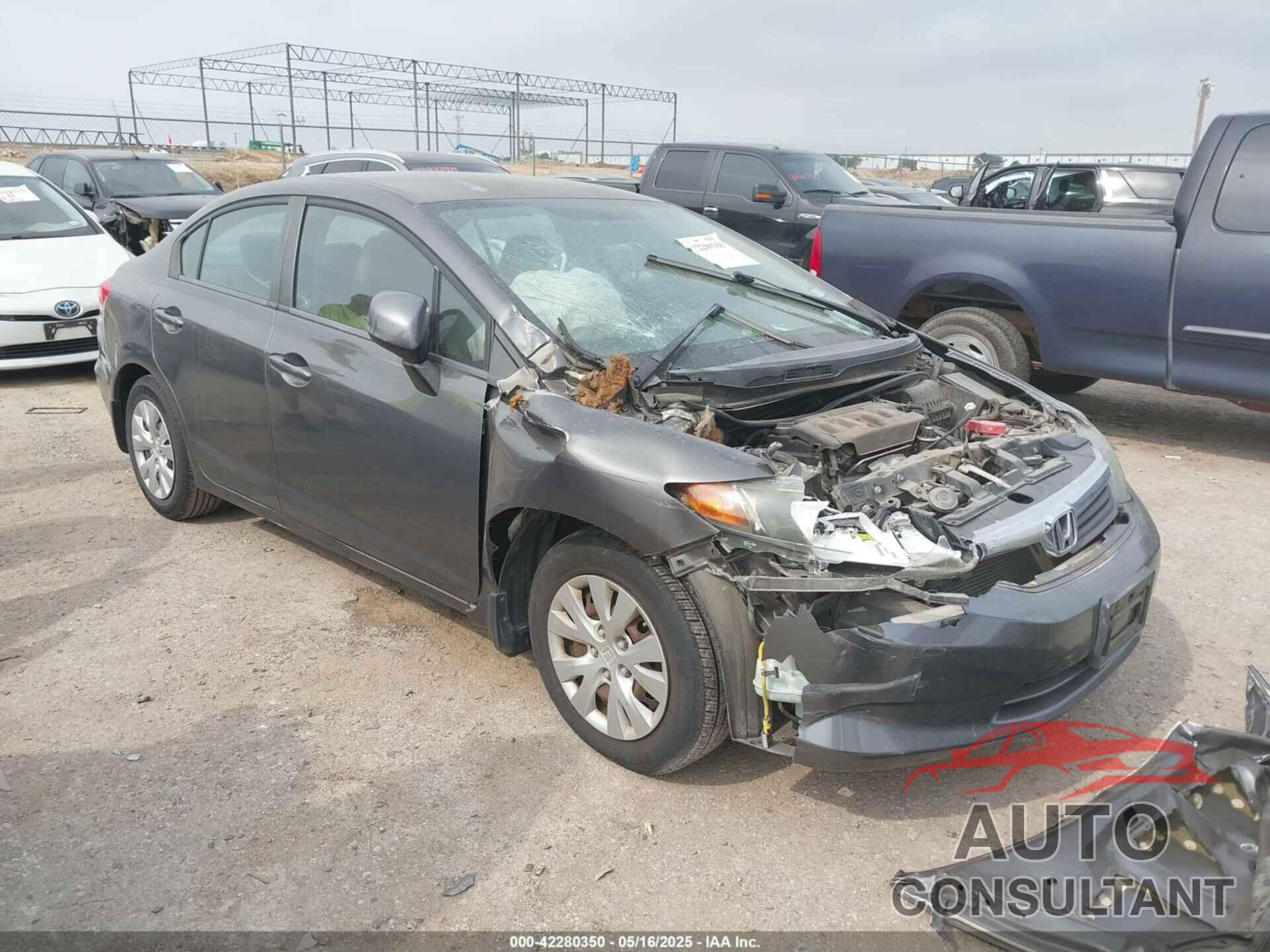 HONDA CIVIC 2012 - 2HGFB2F51CH581383