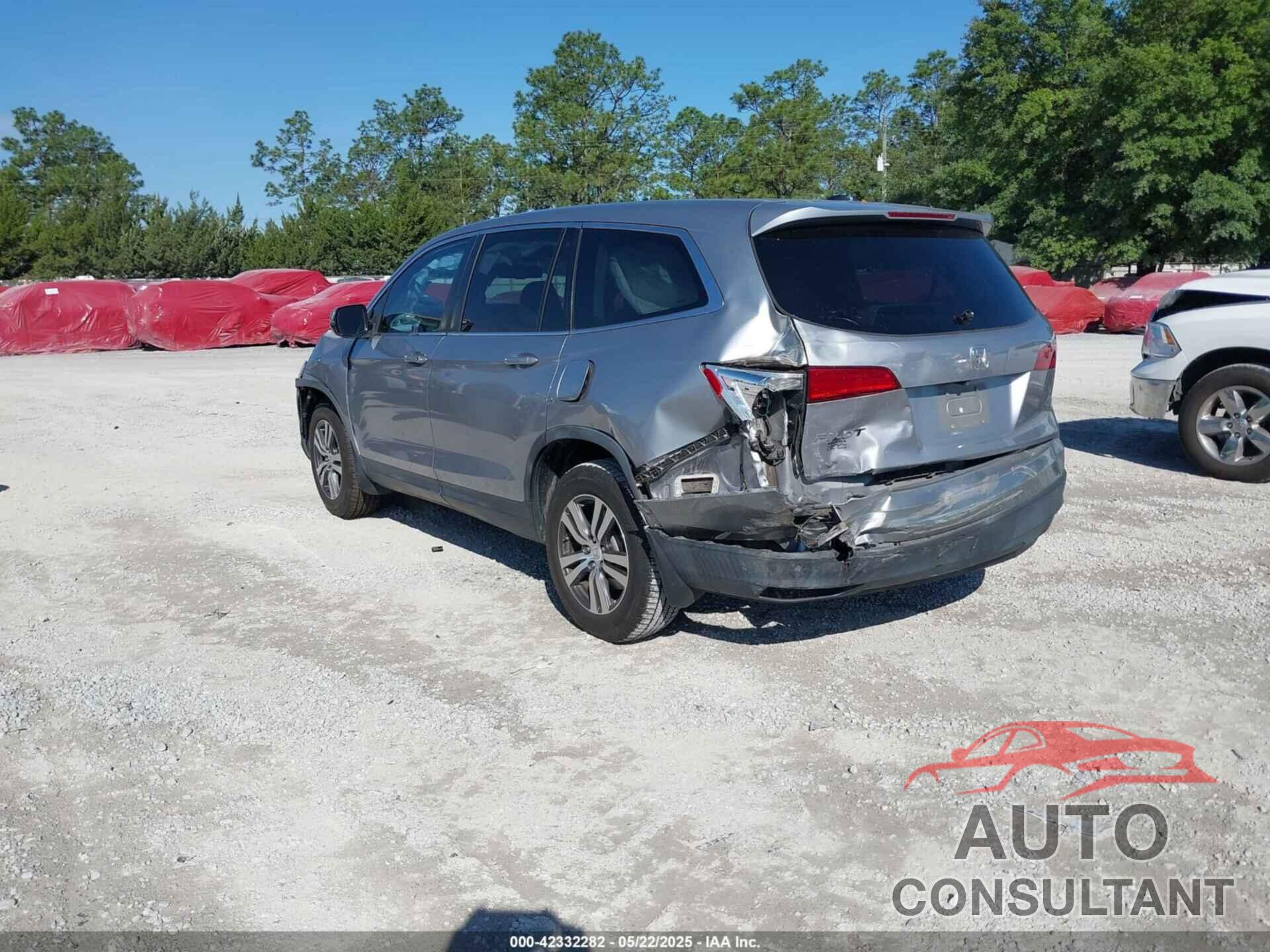 HONDA PILOT 2017 - 5FNYF5H7XHB027767