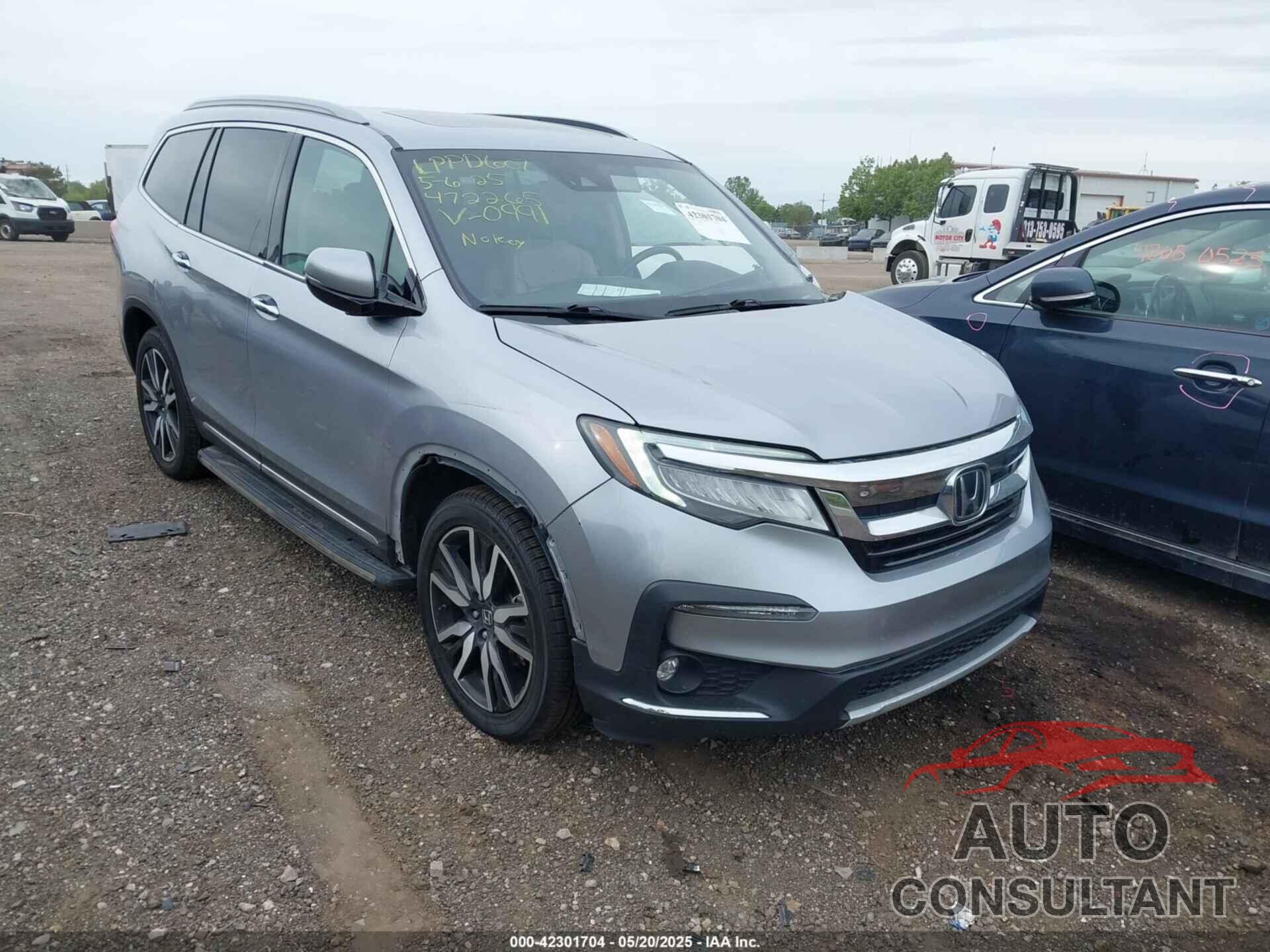 HONDA PILOT 2019 - 5FNYF6H01KB000991