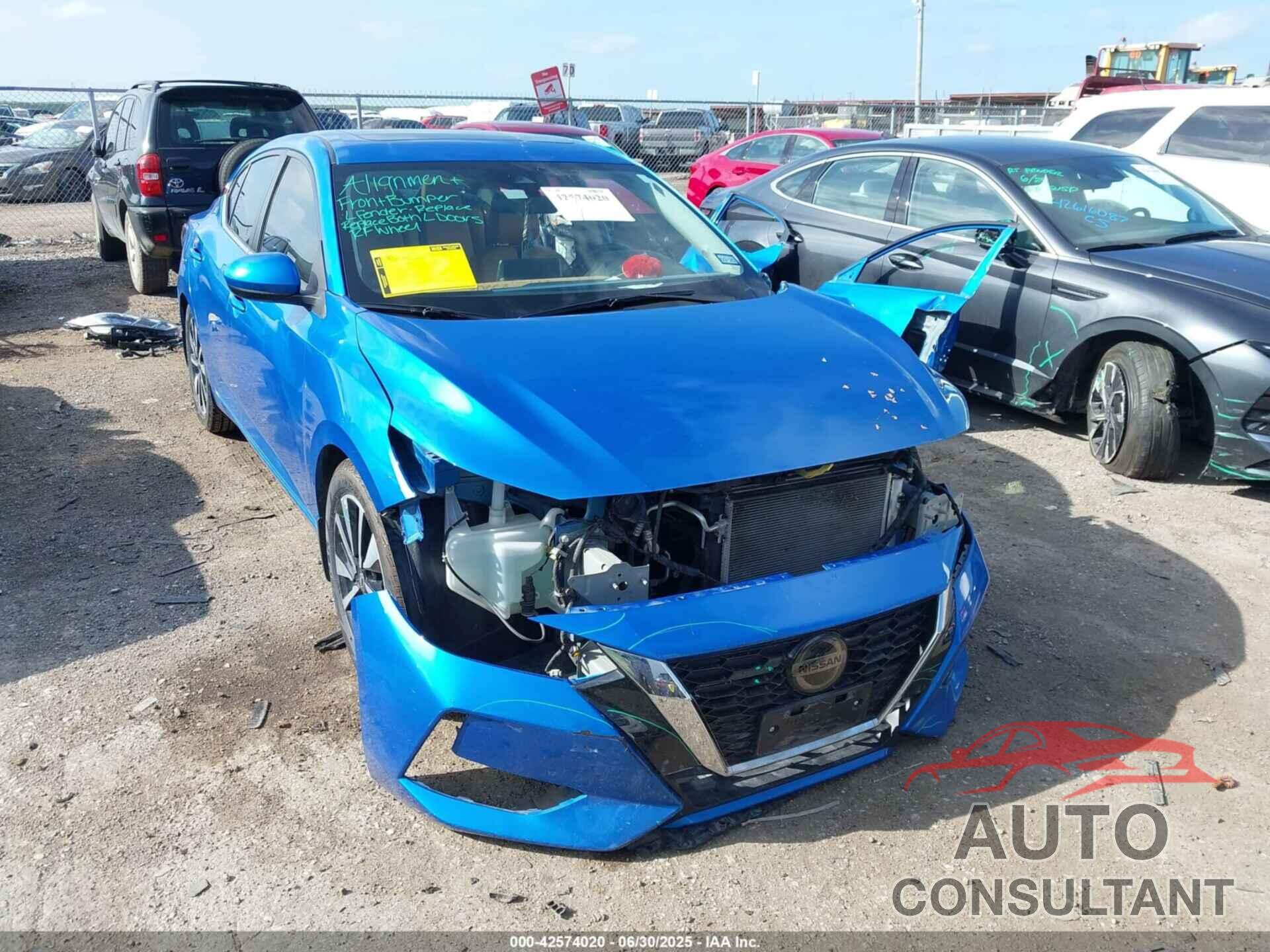 NISSAN SENTRA 2023 - 3N1AB8CV1PY236910